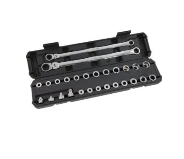 Genuine Neilsen 27pcs Metric Flex-Head Ratcheting Wrench Set 8-22mm CT6081