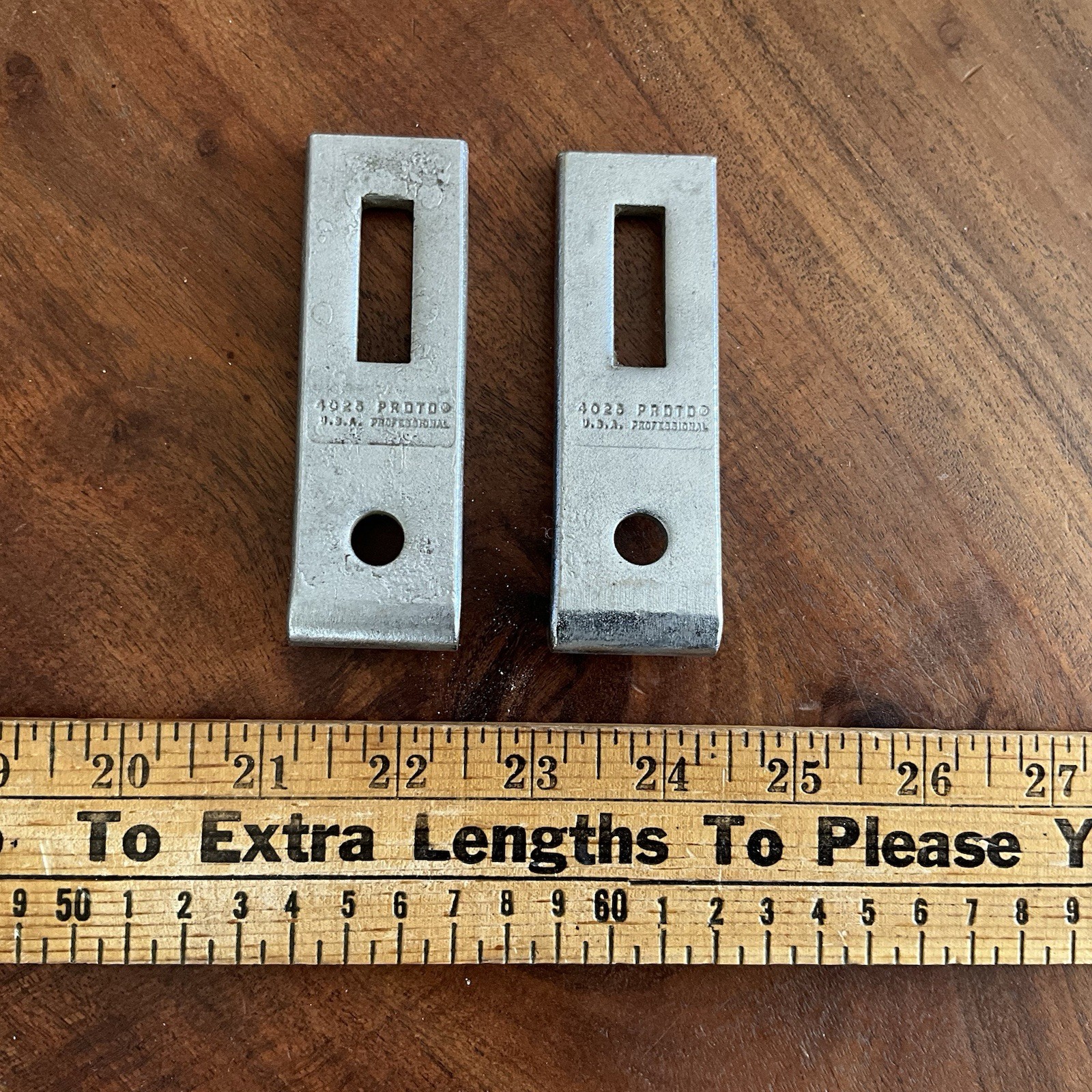 2 ORIGINAL PROTO 4025 Pullers Jaw Leg 4″ Made In USA