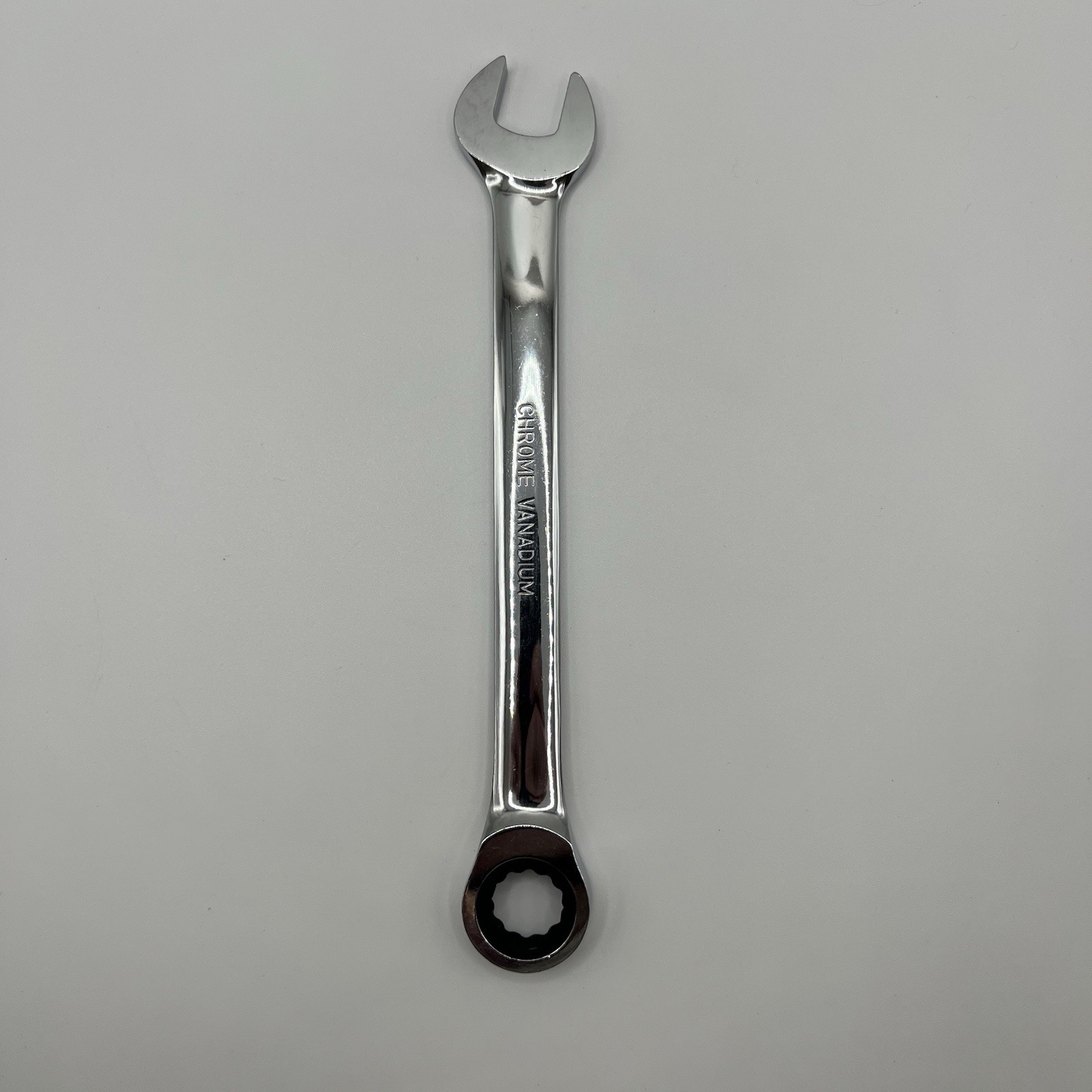 Geartech 14mm Ratcheting Combination Wrench 12 Point Metric Chrome 72 Tooth NOS