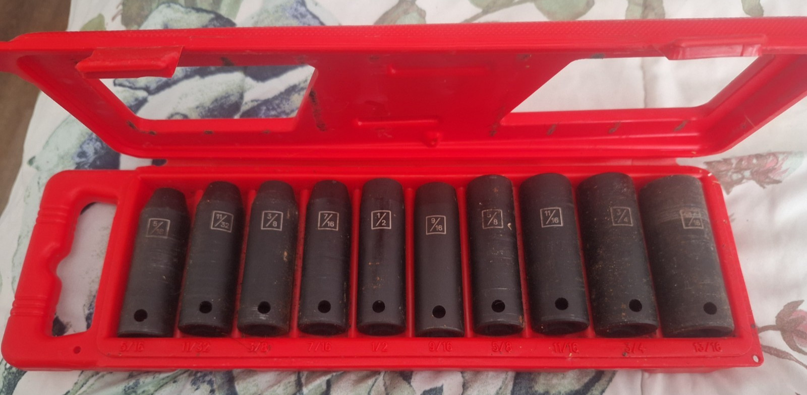 JobSmart 1/2 in. Drive SAE Deep Impact Socket Set, 10 pc.