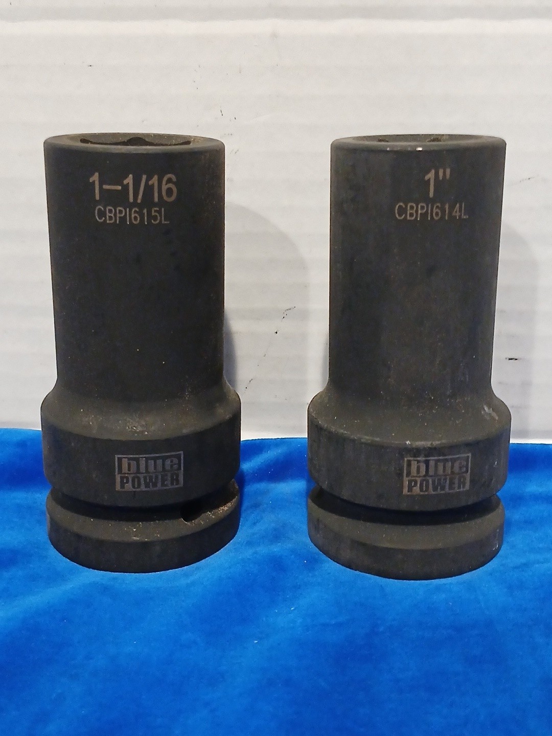 Cornwell bluePOWER 9pc 3/4 Drive Deep Impact Socket Set 6 Point SAE CBPI59LST