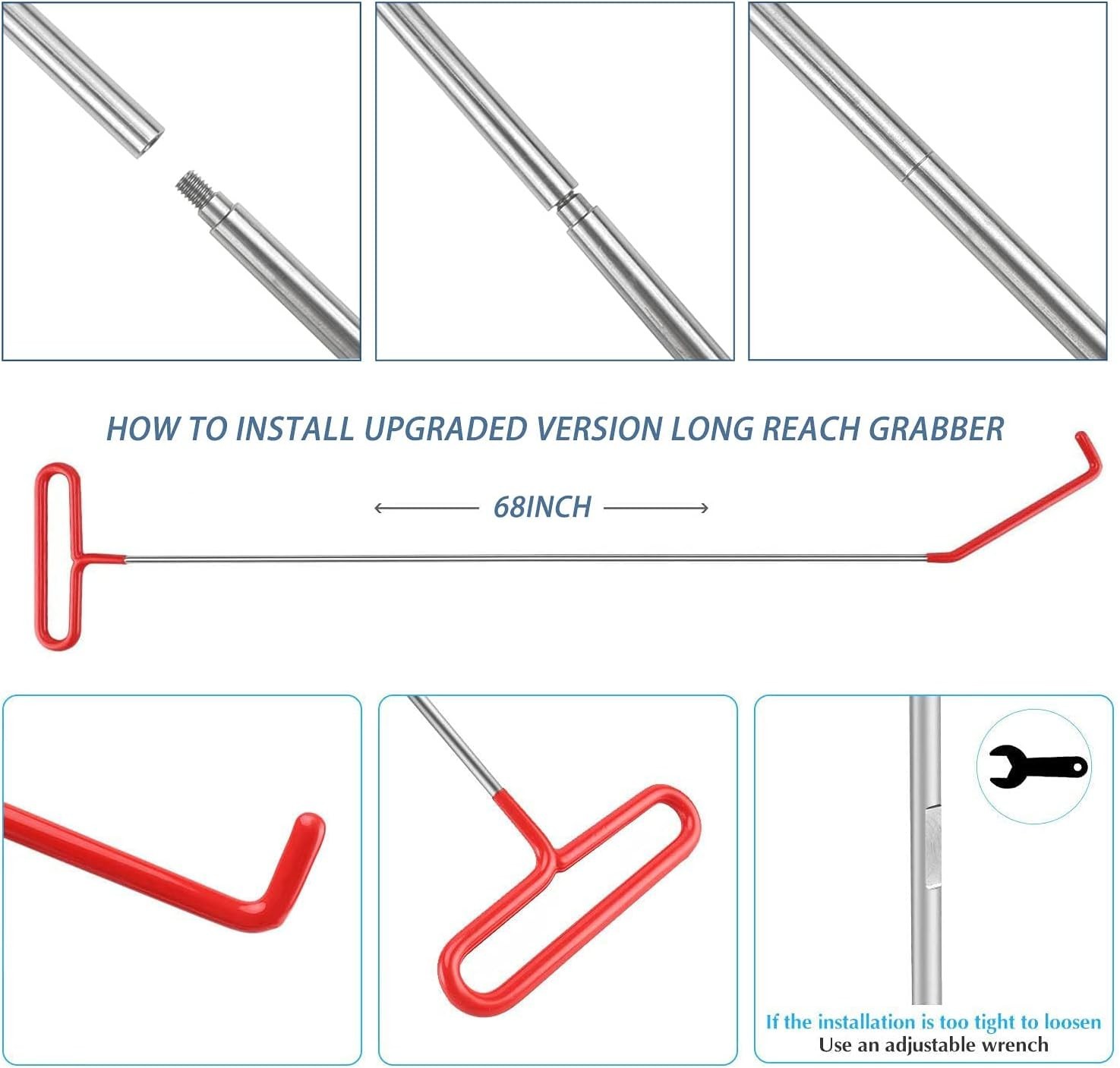 68 Inch Lightweight Solid Steel Fifth Wheel Pin Puller – Easy to Use Efficiency