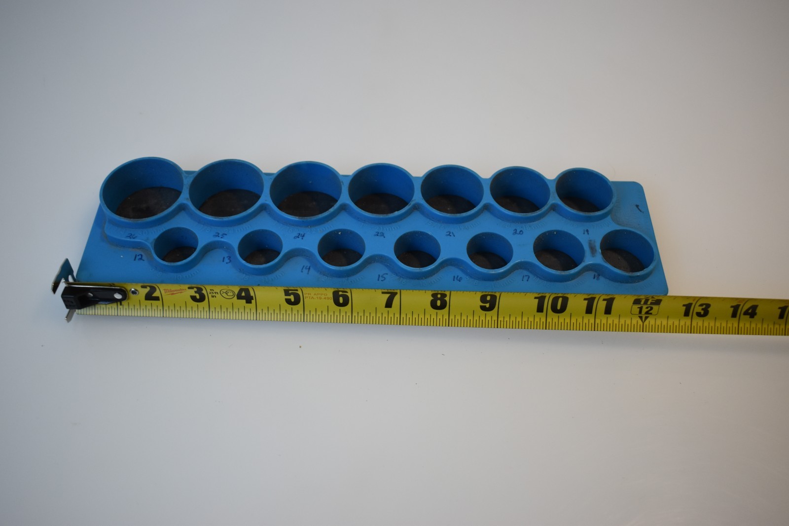 Mechanics Time Saver 5010 Series 14 hole Shallow Socket Organizer 1/2″ Drive
