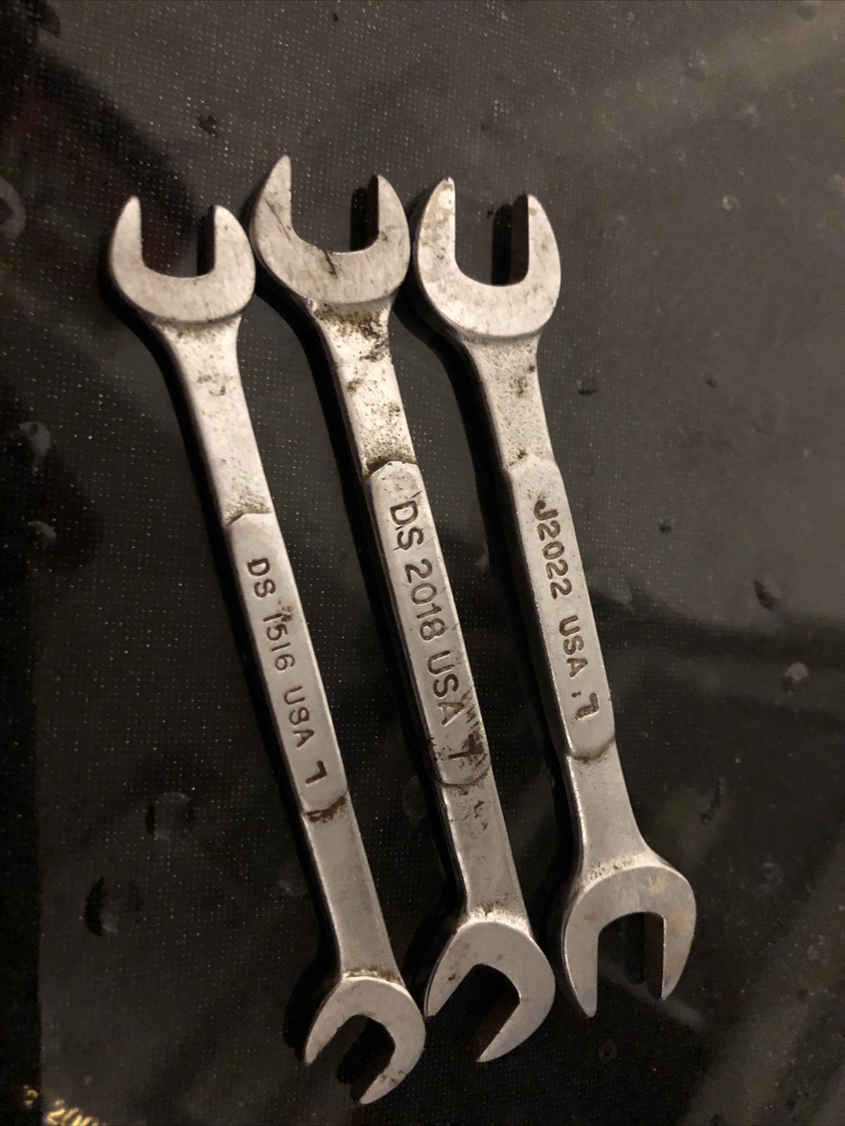Vintage Mini Snap On DS Series Offset Open End Ignition Wrenches Ds 1516,2018