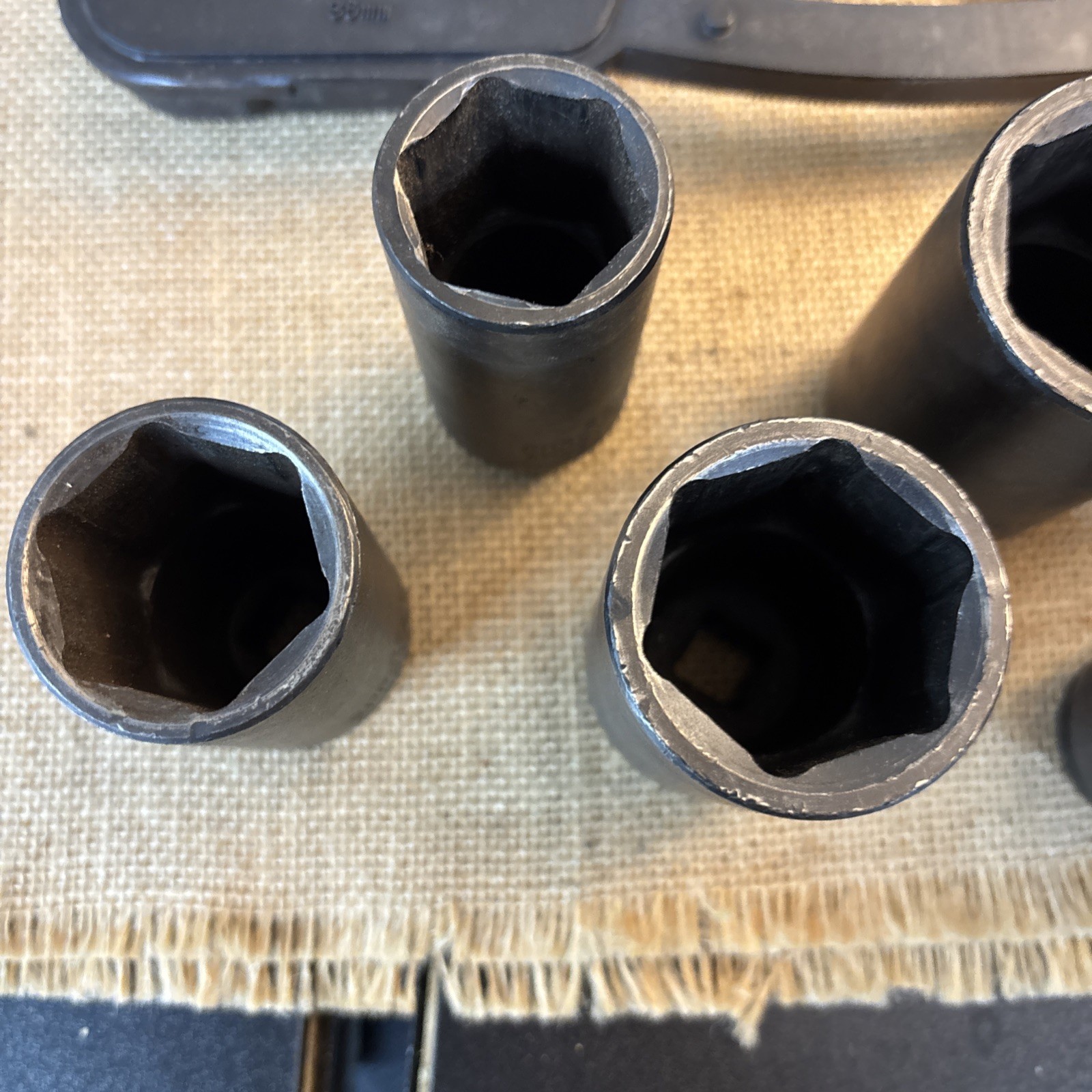 Cornwell Tools 7 Piece Axle Nut Socket Set 29,30,32,34,35,36,38 MM- OW- C4547