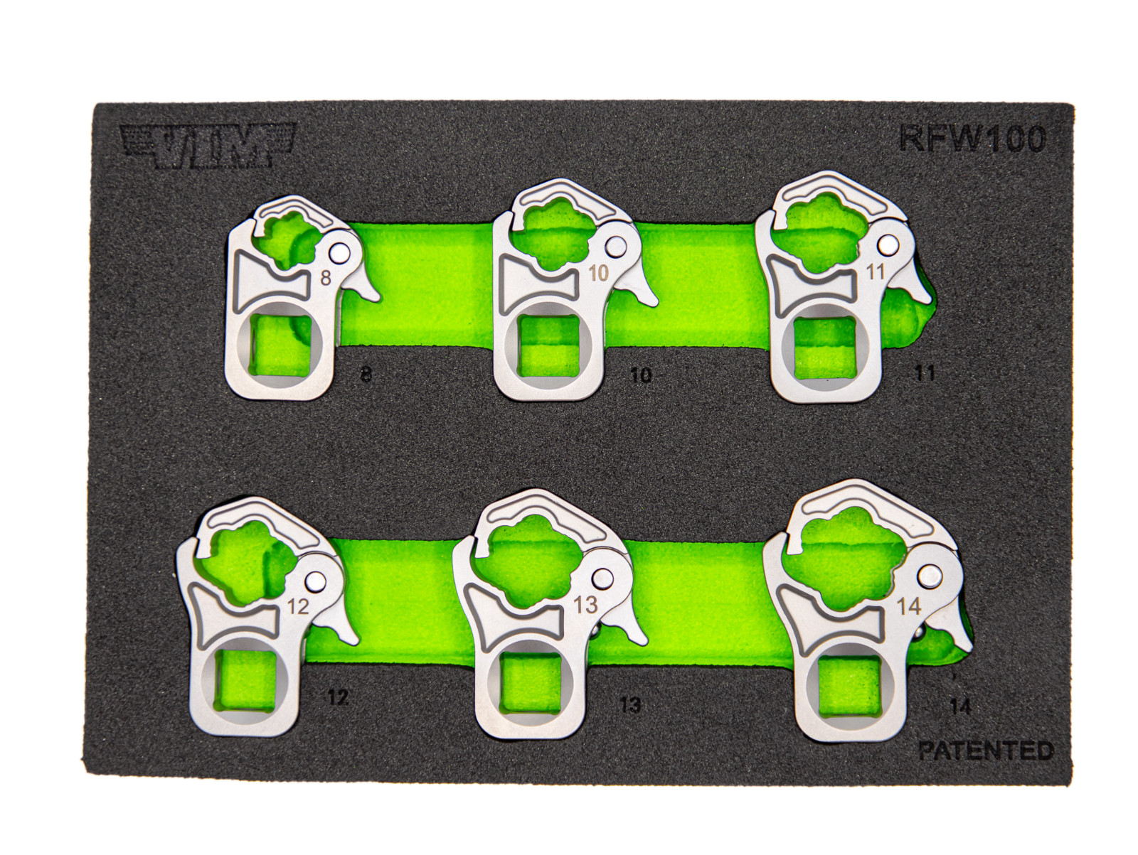VIM Tools RFW100 – 6 Piece 3/8″ Dr. Ratcheting Flare Nut Set