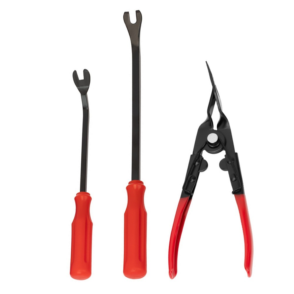 Stainless Steel Car Clip Removal Tool Set 4PCS for Door Panel Trunk Use
