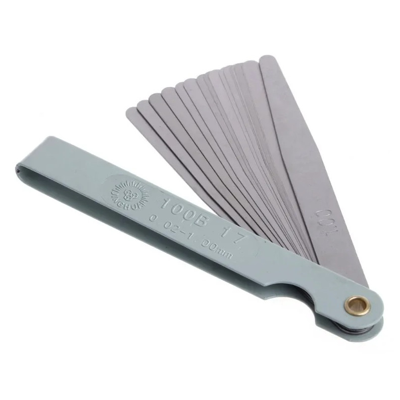 1pc 17-Blade Feeler Gauge Set 0.02–1.00mm Precision Gap Measuring Tool – NEW
