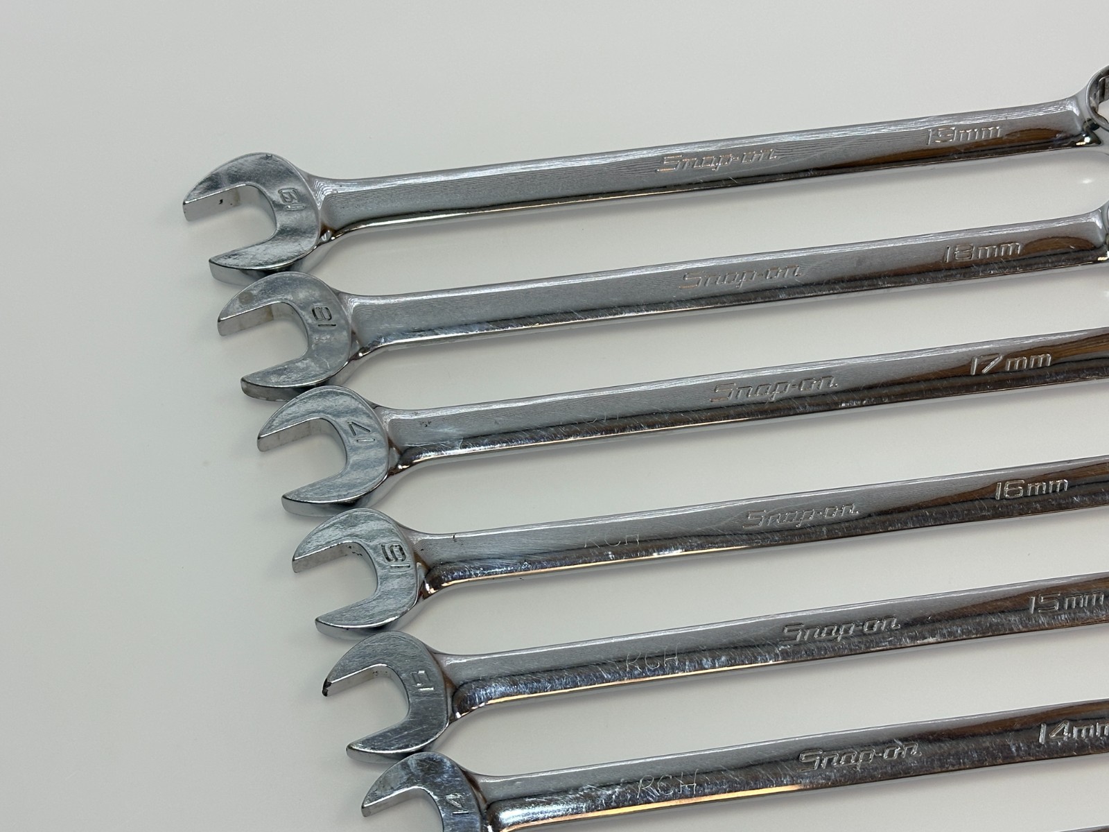 🇺🇸 Snap On Tools USA 14pc Metric 6-19mm Combination Wrench Set OEXM710 + 6-9mm