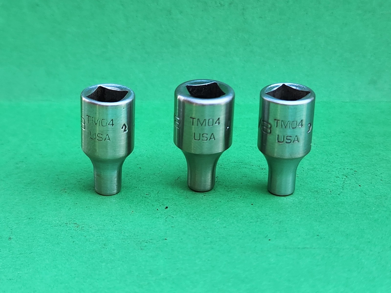 QTY:1 Snap-On TM04 1/8” 6 Point SAE 1/4” Drive Shallow Socket USA