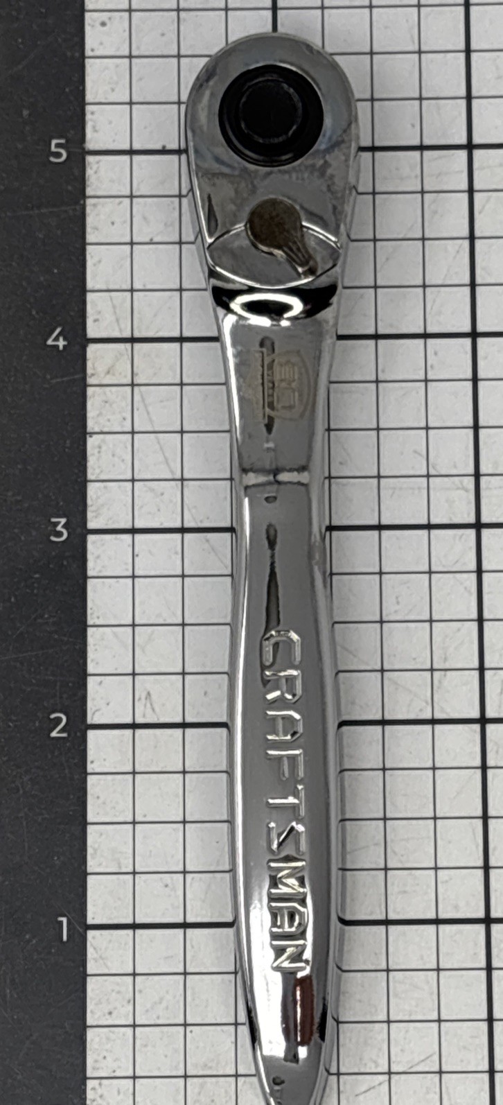 Craftsman 80th Anniversary USA 1/4” Thin Profile Ratchet 44994 VW