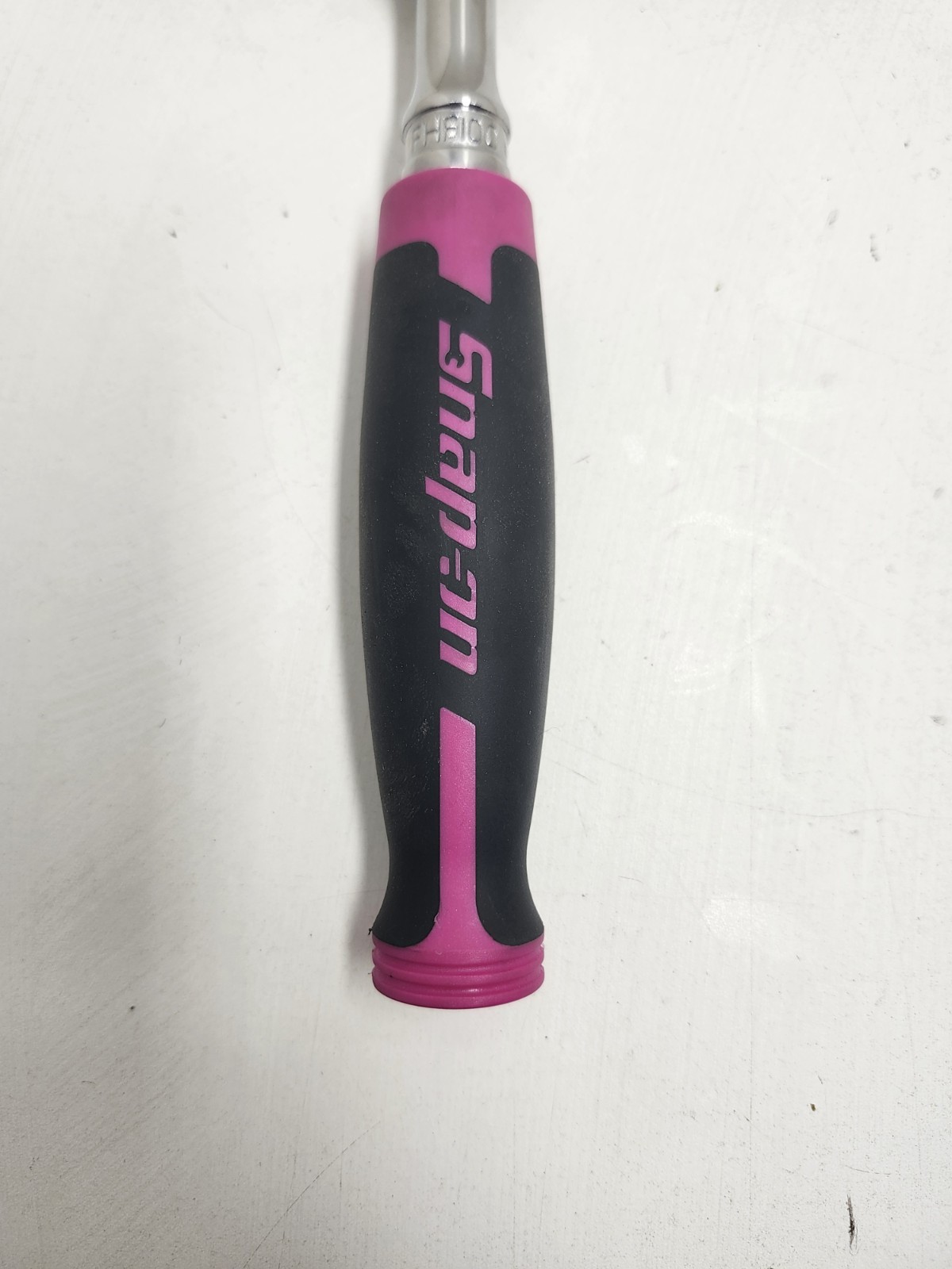 NEW Snap-on FHF100 Cynergy 3/8″ 100 Tooth PINK Soft Grip Flex Ratchet NEW