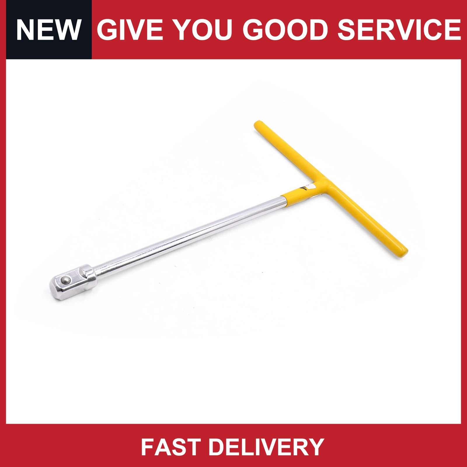 Universal 1/2″ Car Square Drive T Handle Wrench Spanner Repairing Tool Pack of 1