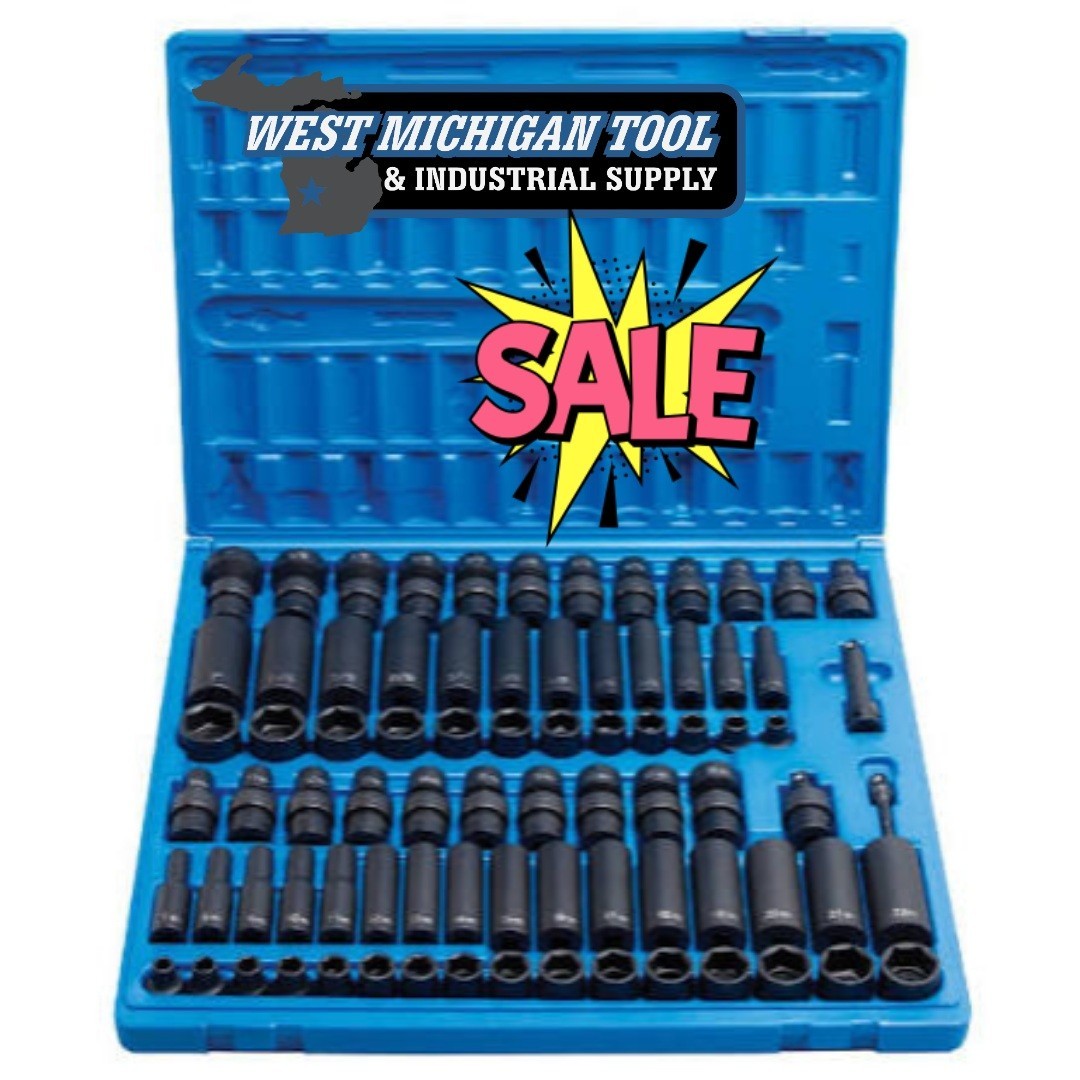 Grey Pneumatic 1281 3/8″ Impact Sae & Metric Master Socket Set NEW!!