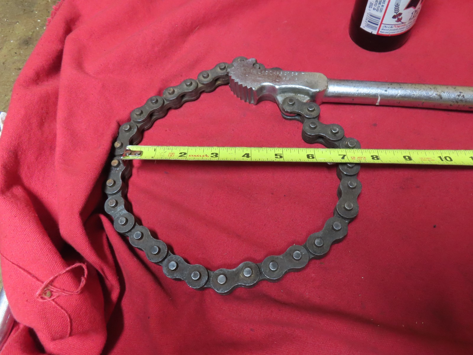 OTC like Chain Wrench,Toledo Beaver,20-1/2″OA,fits 6-1/2″pipe,USA~GD+🤠TB3.13.26