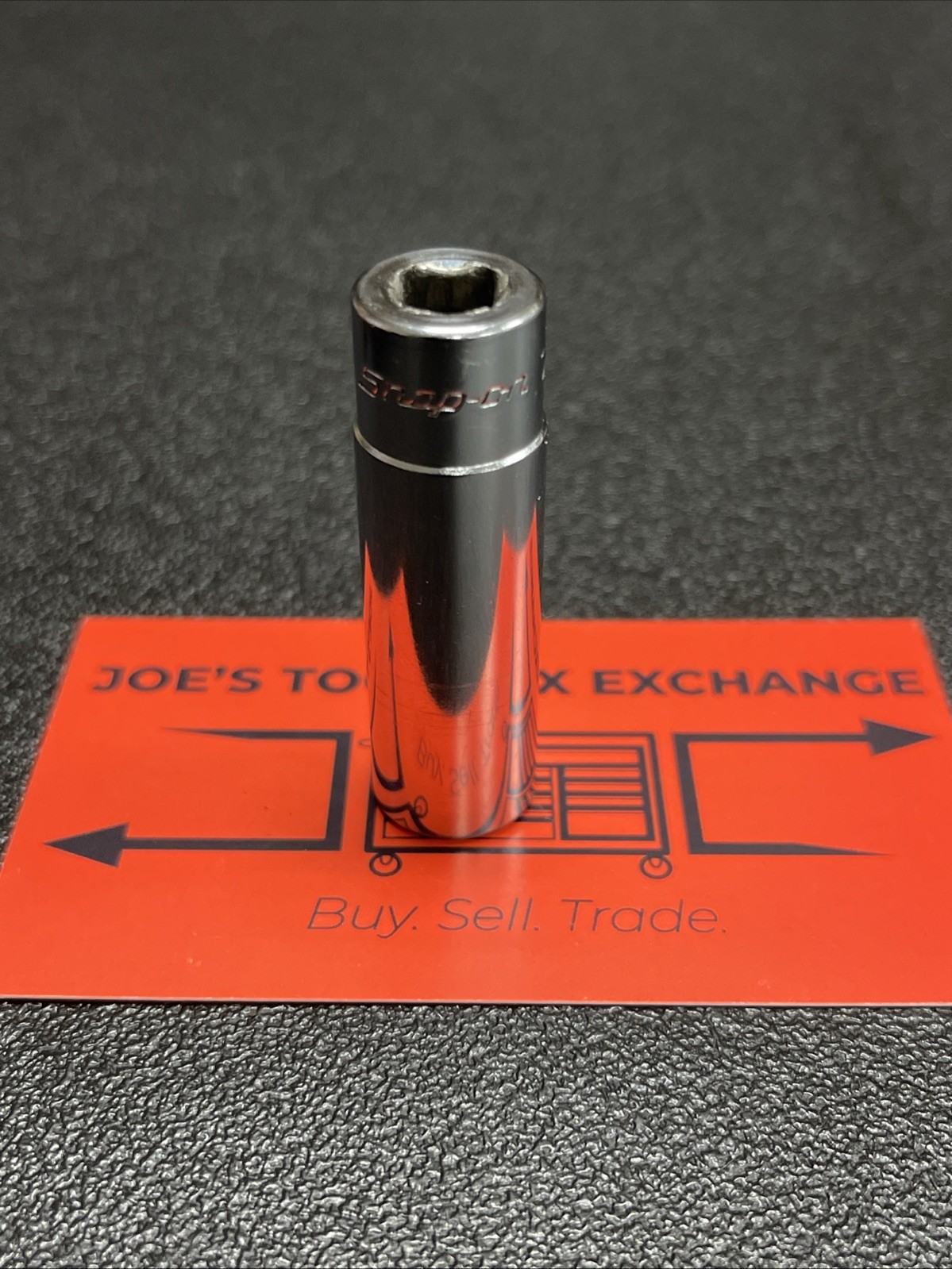 SNAP ON STM14 7/16 FLANK DEEP SOCKET 6 POINT 1/4″ DRIVE USA MADE