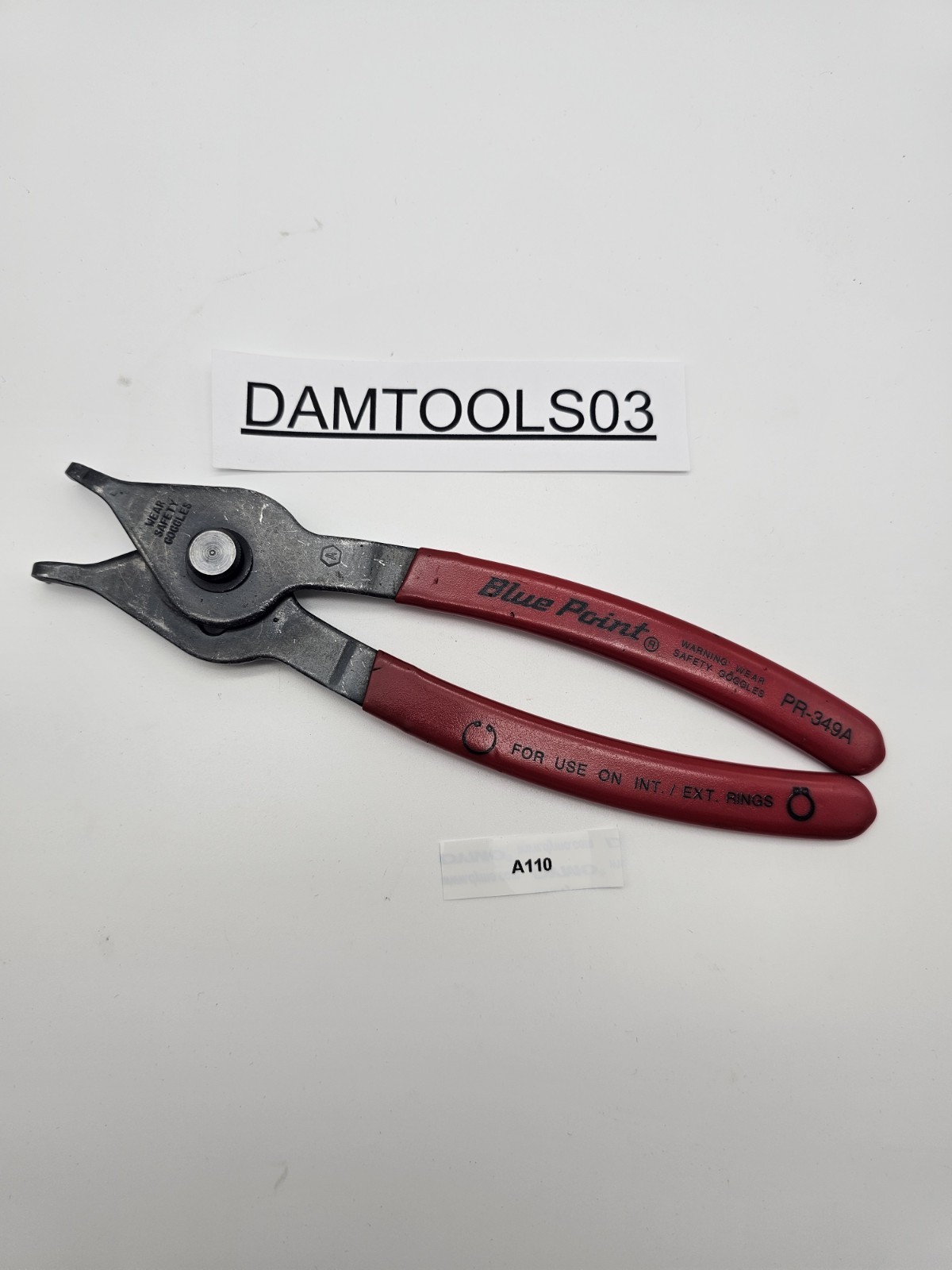 Blue-Point Tools PR349A 90° 8″ Internal External Retaining Snap Ring Pliers USA