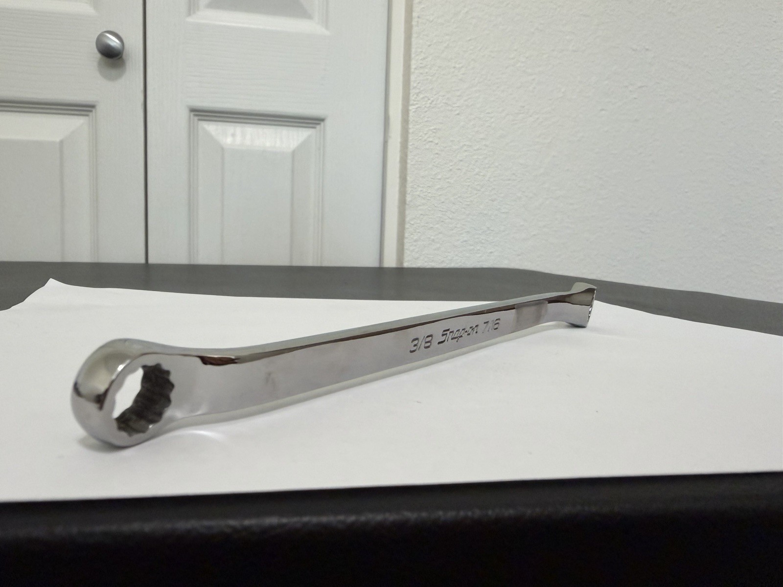 Snap-on Tools 3/8 x 7/16″ Offset Double Box End Wrench XB1214A USA
