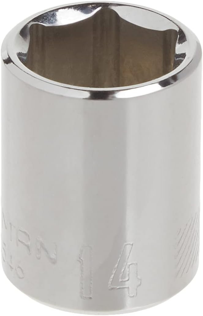 Shallow Socket, Metric, 3/8-Inch Drive, 14mm, 6-Point CMMT43546