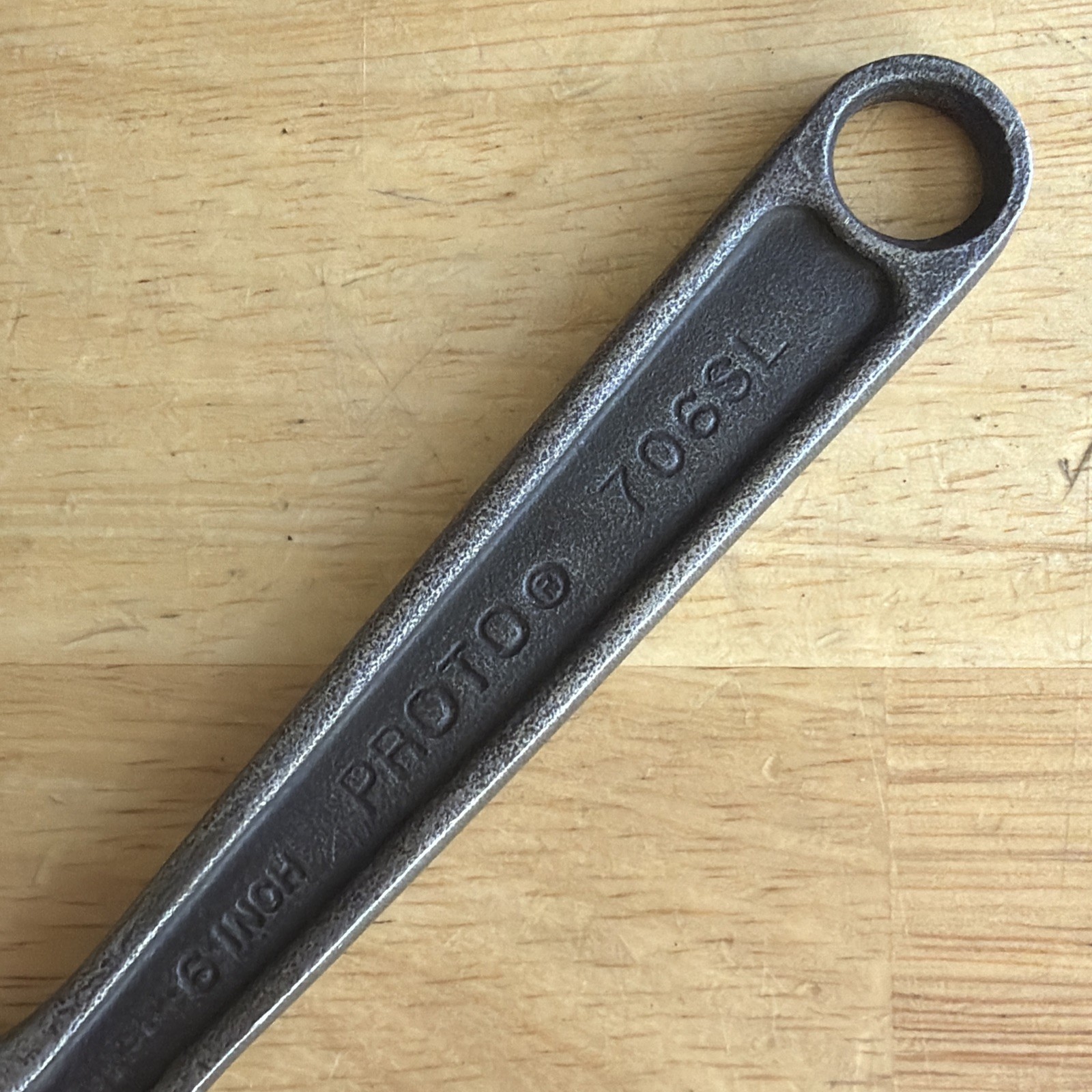 Proto Tools 6″ Adjustable Wrench Clik-Stop Black Oxide Finish 150mm 706SL USA