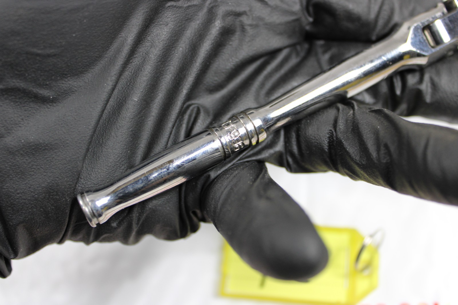 Snap On USA FCF936 3/8″ Drive COMPACT BODY Flex Head Chrome Ratchet USED