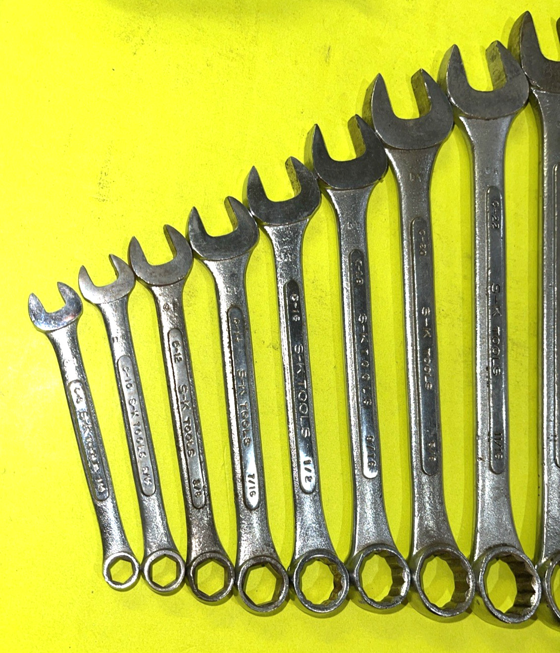 S-K TOOLS 50 PIECE 1/4 & 3/8 DRIVE SAE. GENERAL SERVICE SET SHORT & DEEP