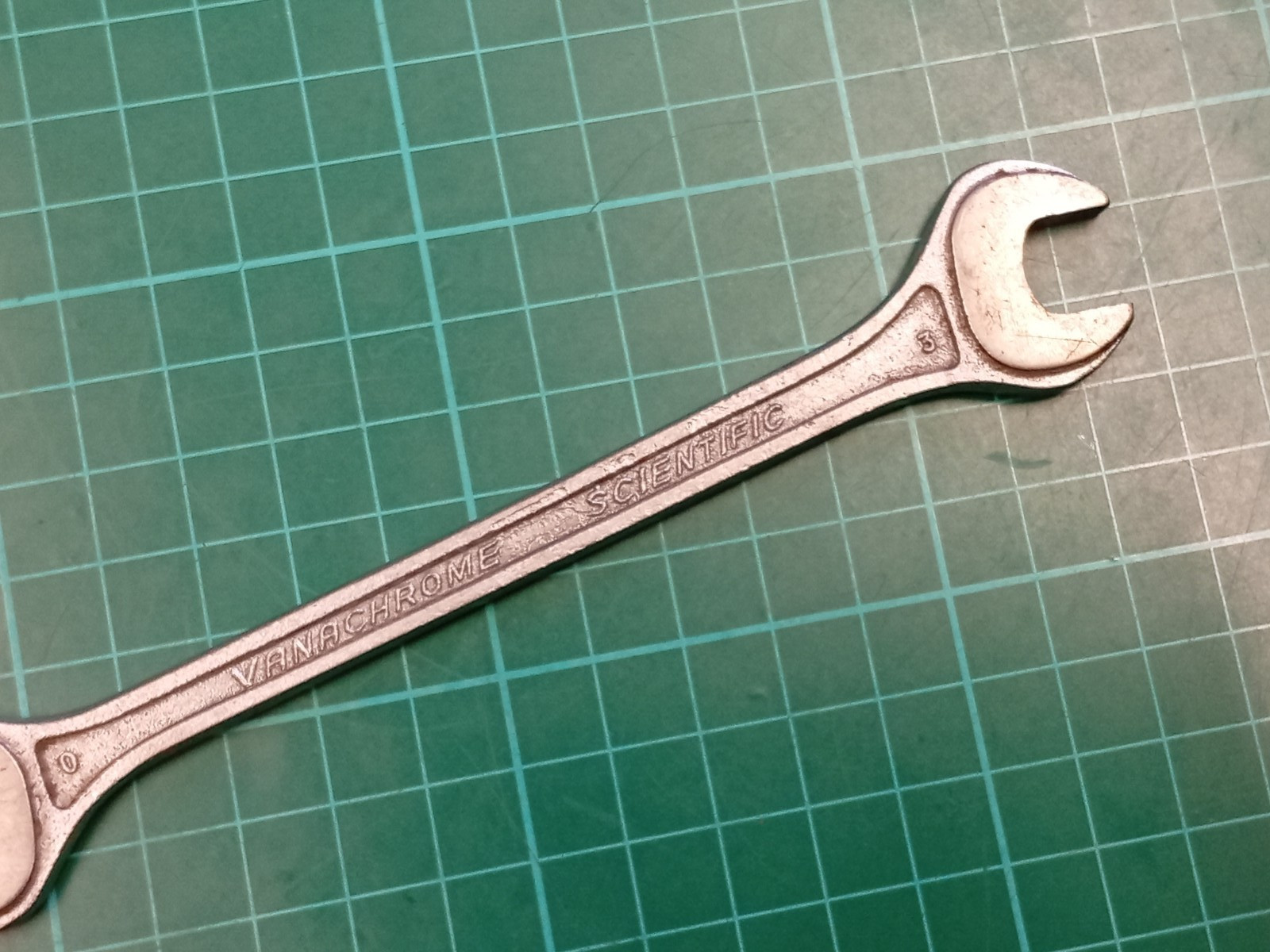 Facom No33, 9mm x 11mm, Vanachrome Scientific, Open Ended Spanner, France