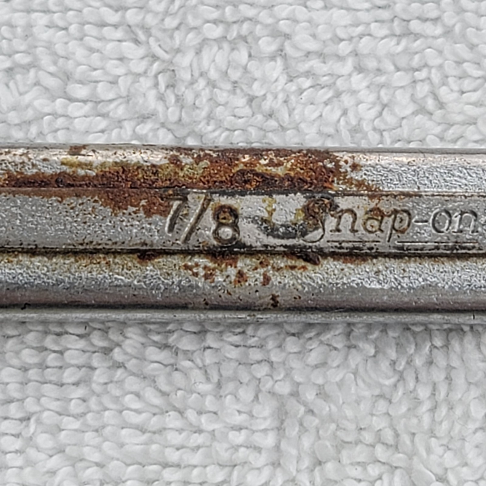 Snap-on 02830 Double Open End Wrench 7/8 15/16 USA SAE Made in USA