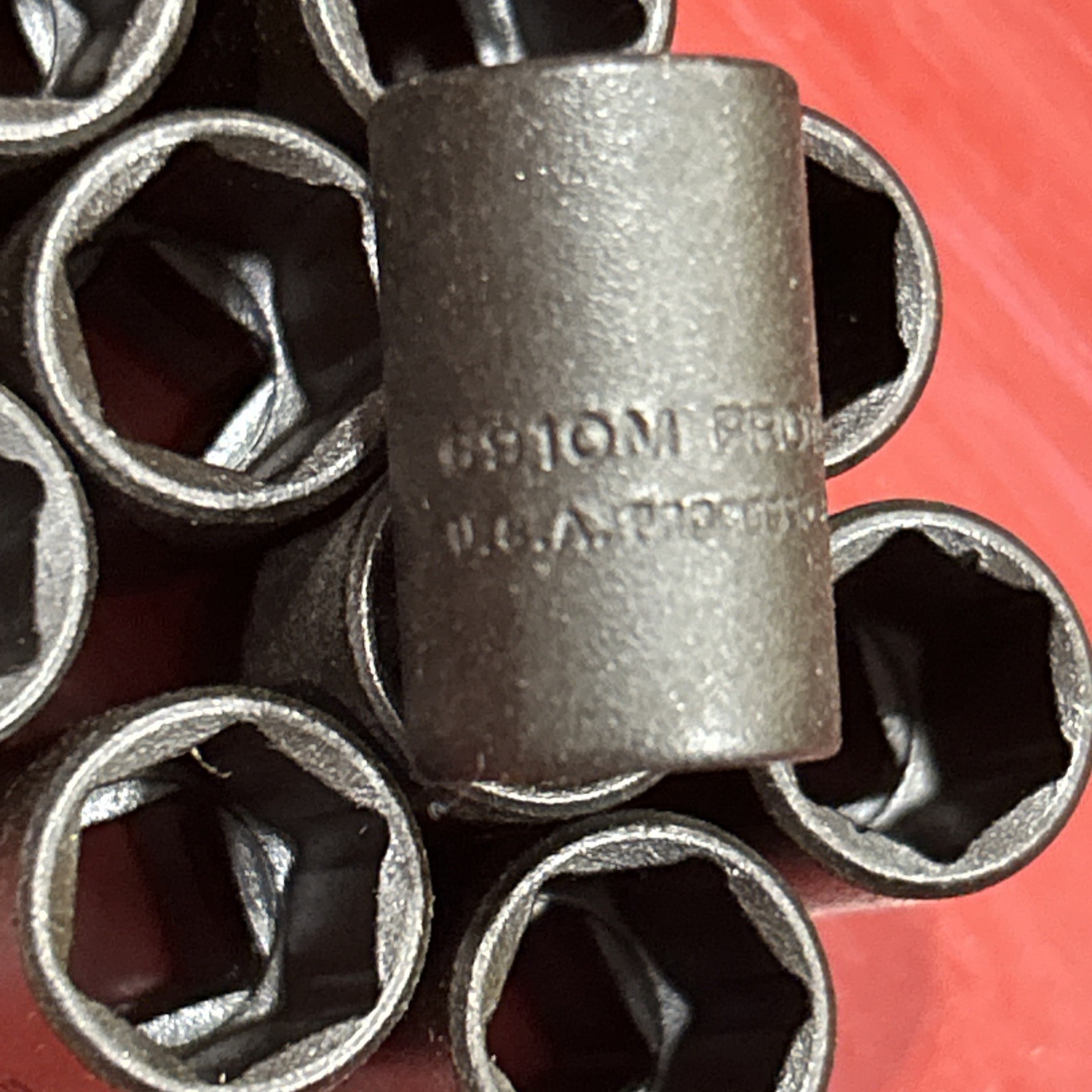 Lot Of 17 Proto J6910M 10mm Socket 1/4” Drive Total Of 17 Pieces