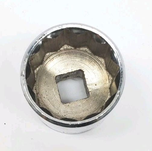 1-1/4in Chrome Socket, 1/2” Drive, 12 Point Taiwan