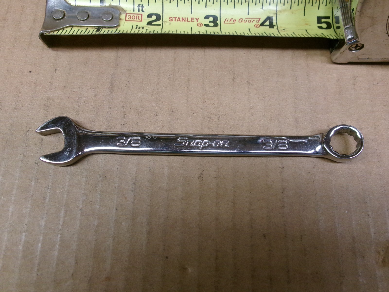 Snap-on USA 3/8″ 12-Point Short Combination Wrench No OEX120B