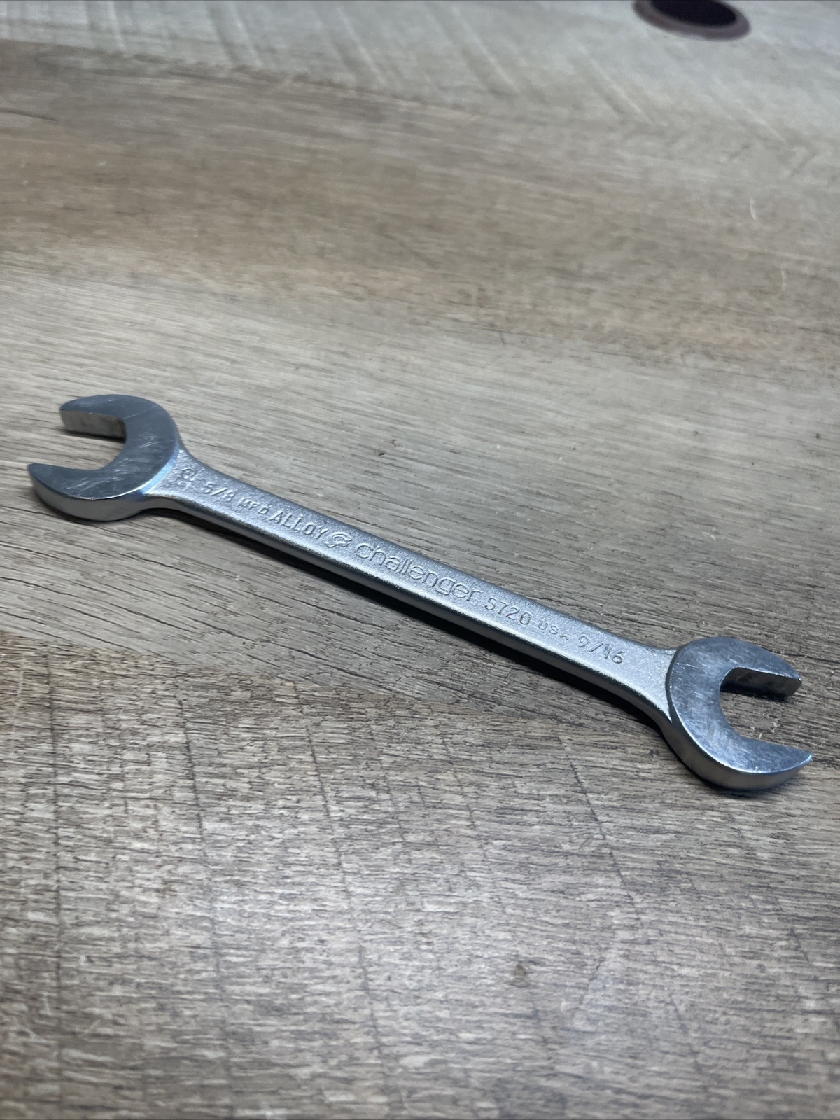 Challenger USA 5/8″ x 9/16″ Double Open End Wrench 5720