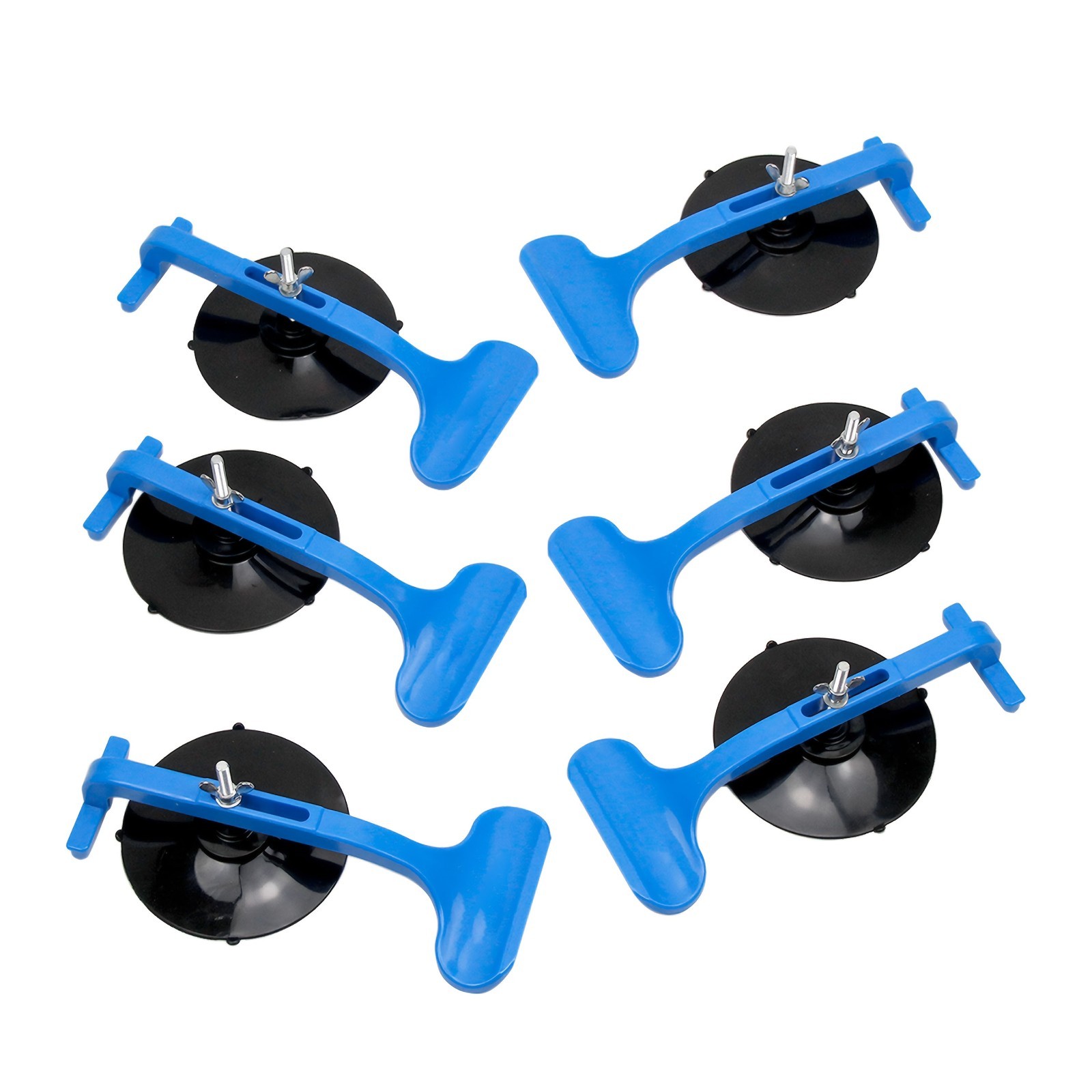 6PCS Suction Cup Clamp Kit for Car Windshield Glass Holder Repair Installation