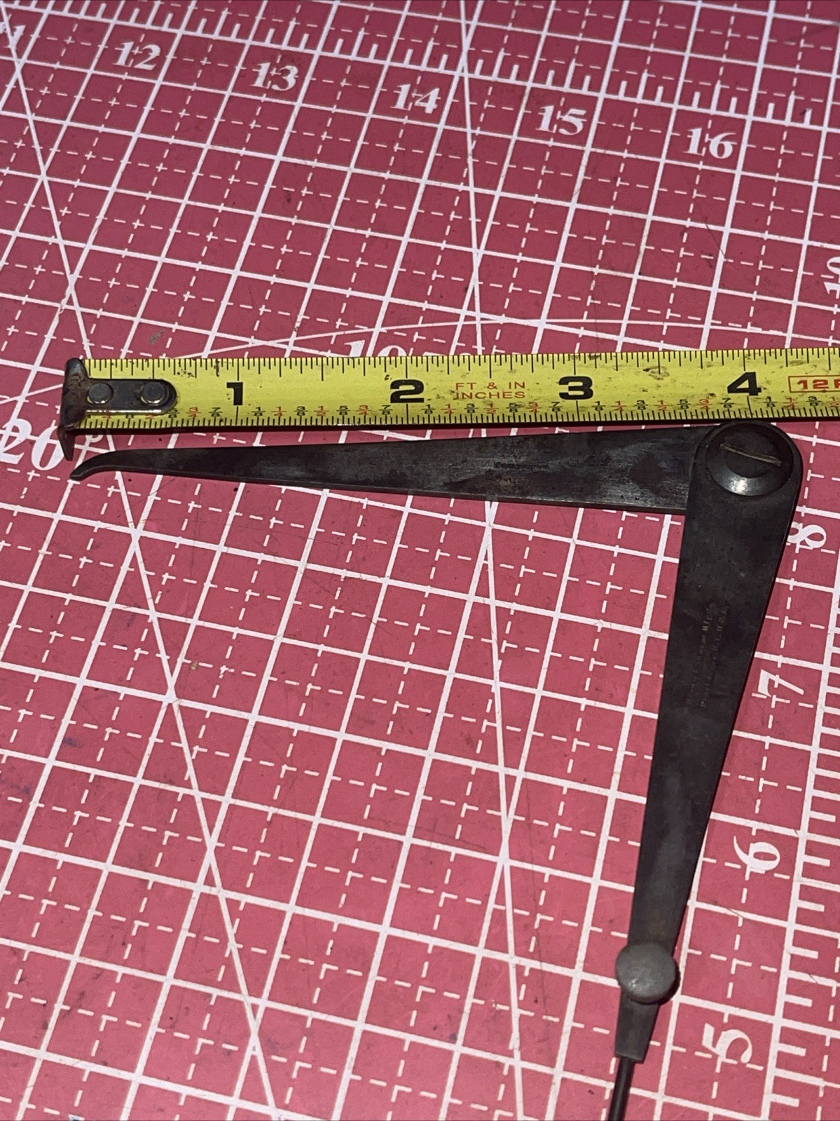 Brown & Sharpe USA No 835 Firm Joint Hermaphrodite Caliper Vintage Early Model