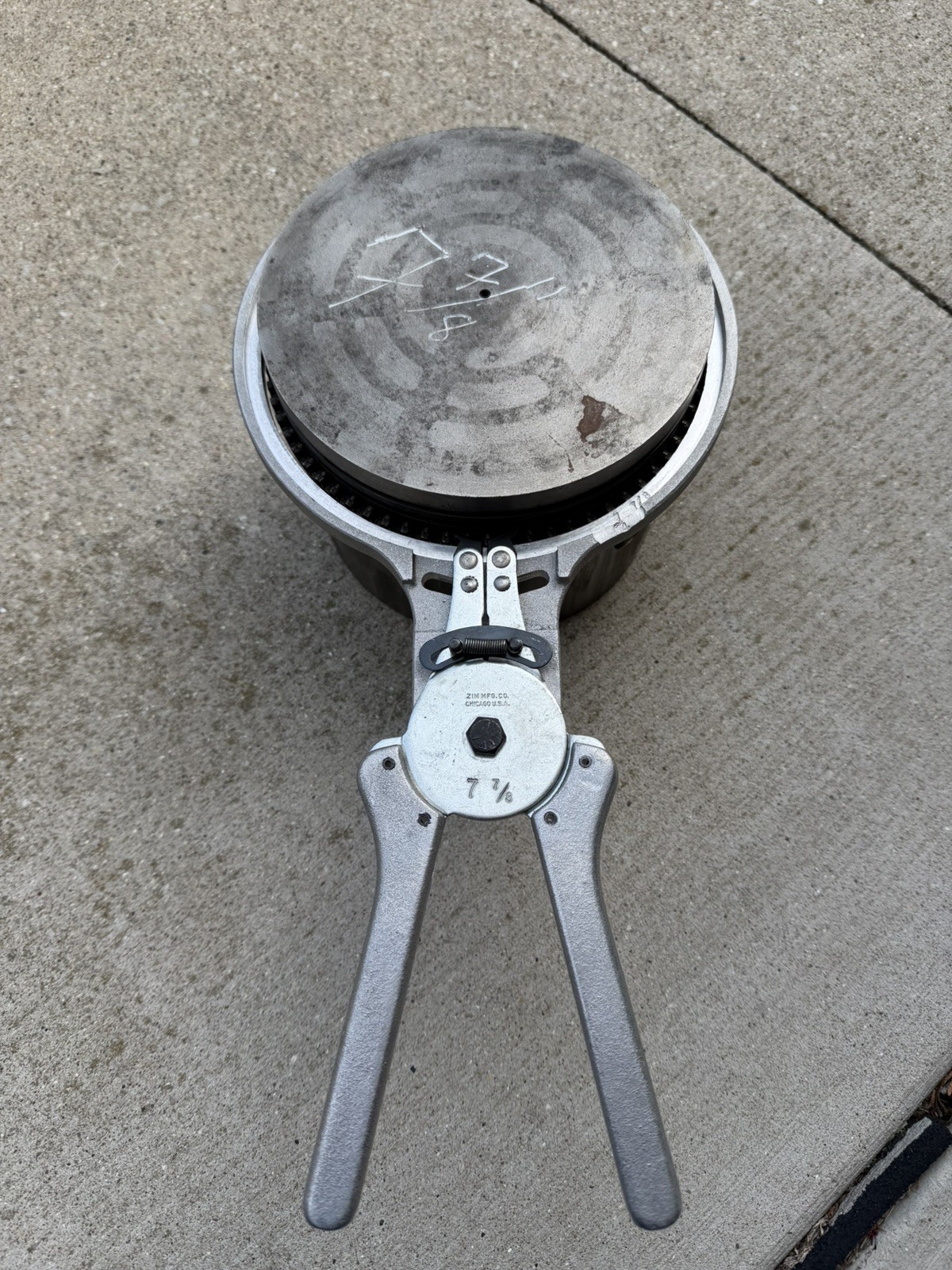 Piston Ring Expander – Large 7 7/8” Dia. – Diesel – USA by Zim – very rare!!