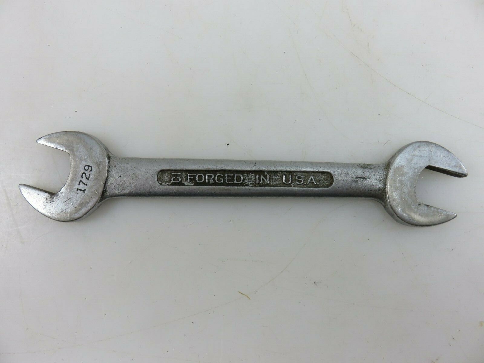 Craftsman Vanadium 1729 Open End Wrench 5/8″ x 3/4″ 7.75″ Long Vintage USA Made