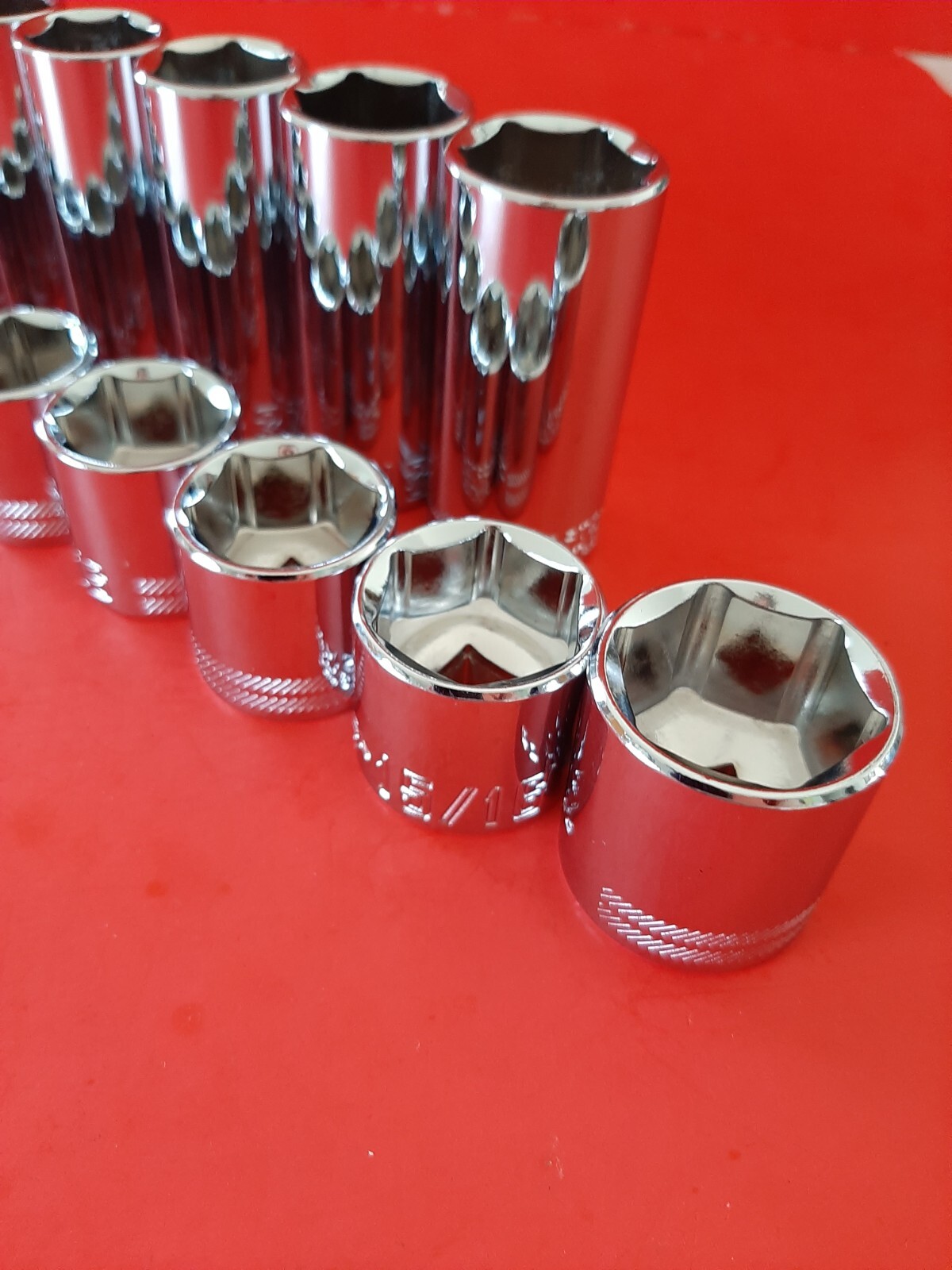 NEW CRAFTSMAN 24pc Shallow & Deep 3/8″ Drive SAE 6pt Point Socket Set