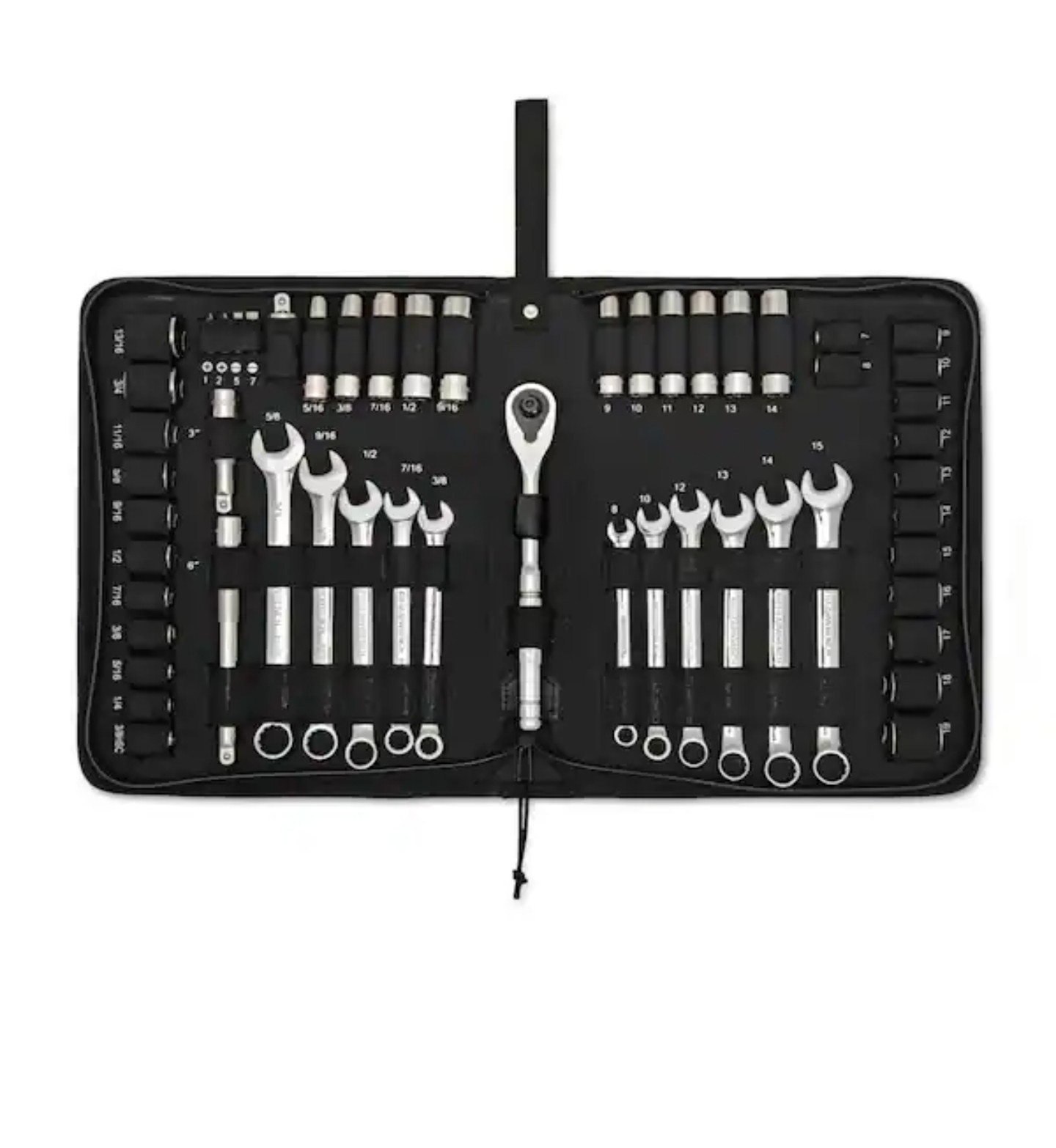 Gearwrench 3/8 in. Drive 72-Tooth 6-Point SAE/MM Mechanic Hand Tool Set 54-Piece