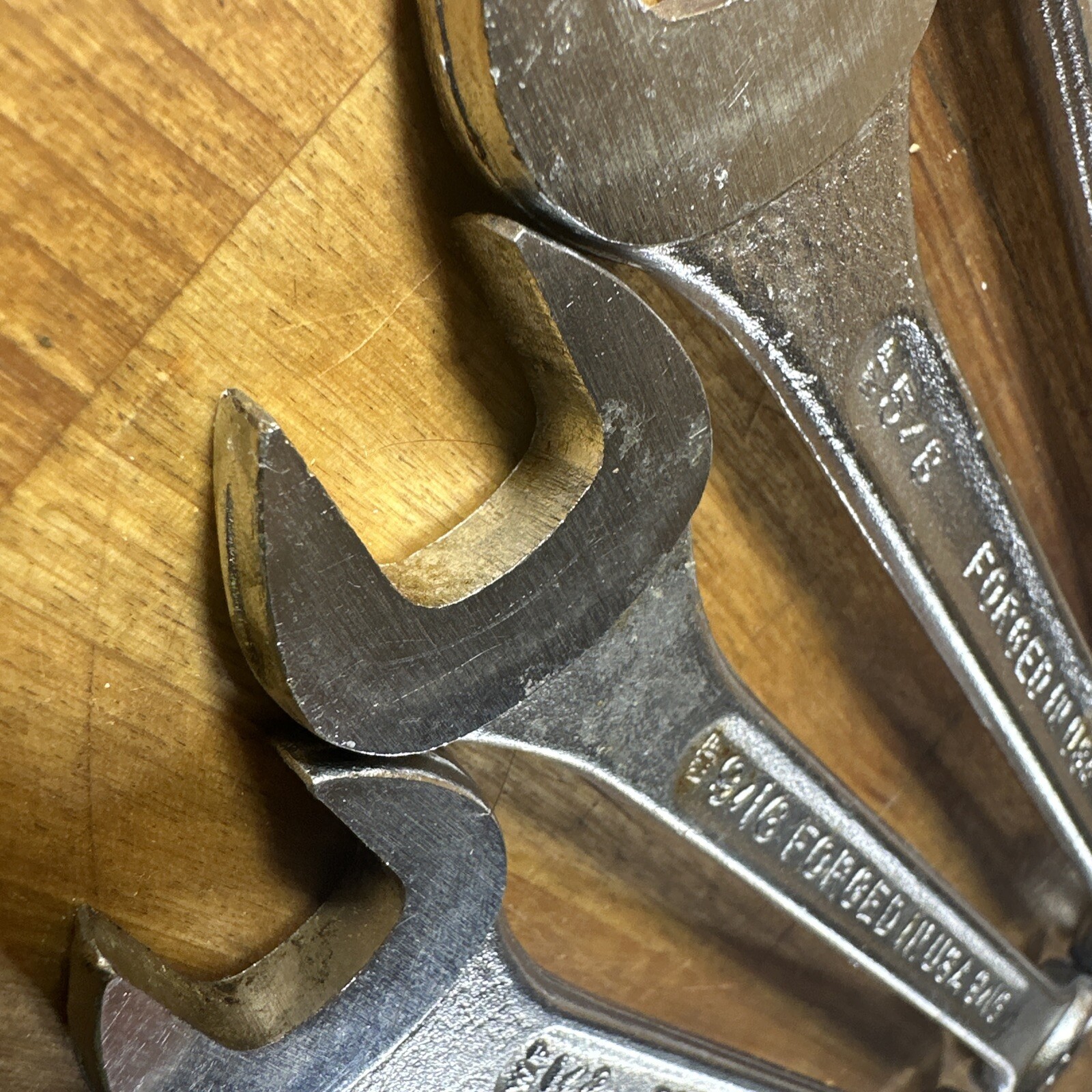 Vintage Sears Companion USA Combination Wrench Set 6 Pc. SAE 3/8-11/16 Inch