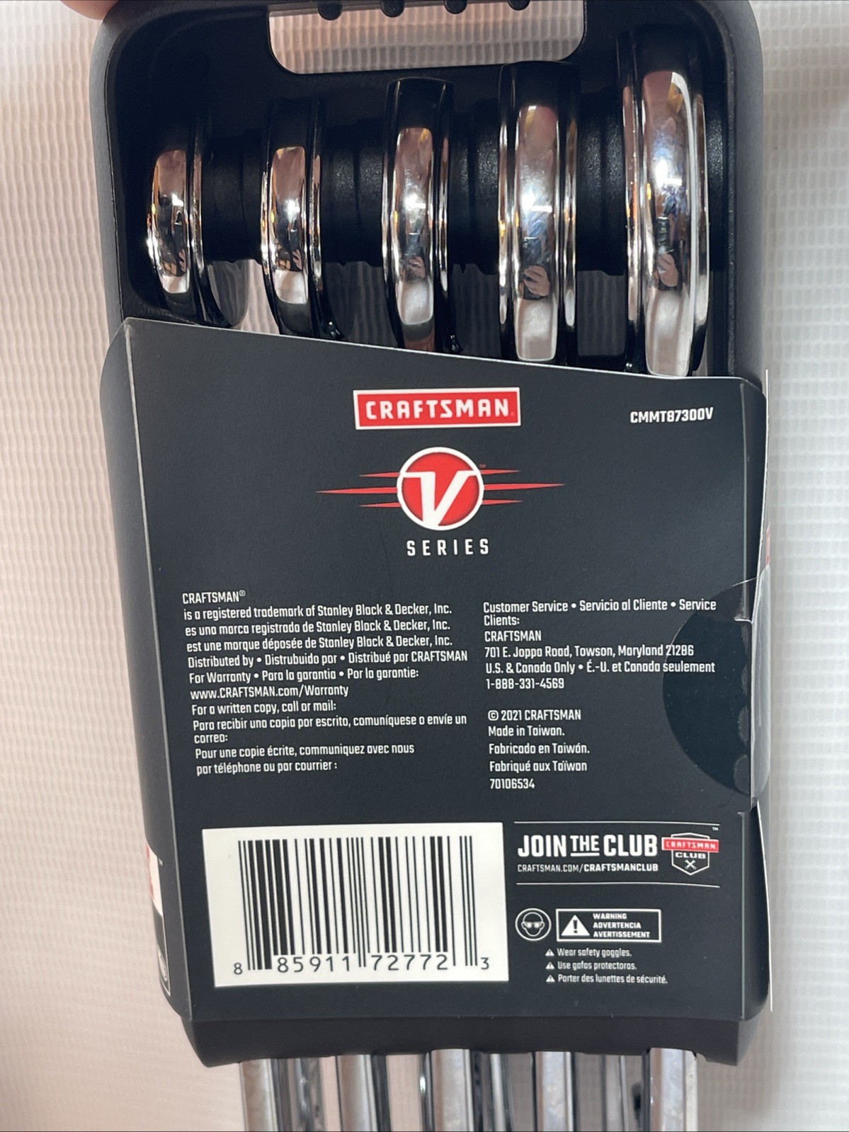 Craftsman 12 Pc V-Series Combination Wrench Sae (CMMT87300V) New