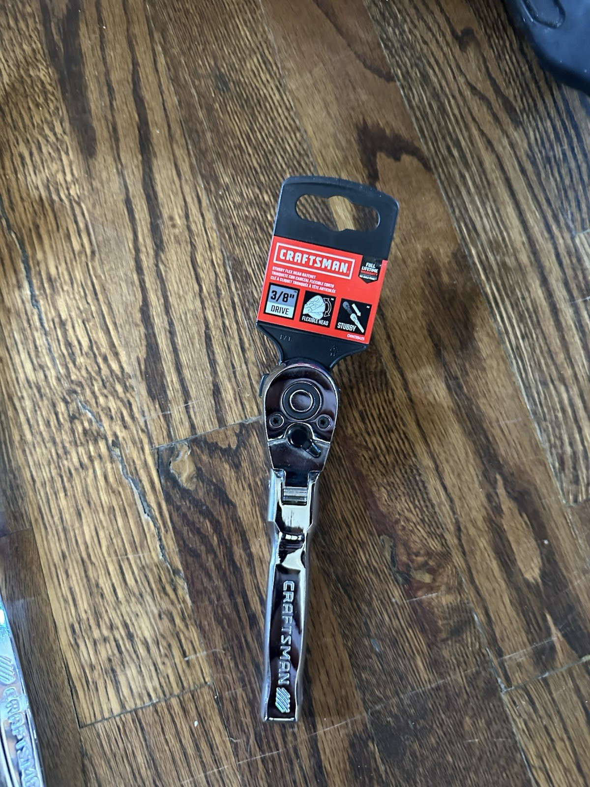 3/8 Stubby Craftsman 90 Tooth Ratchet Flex Head