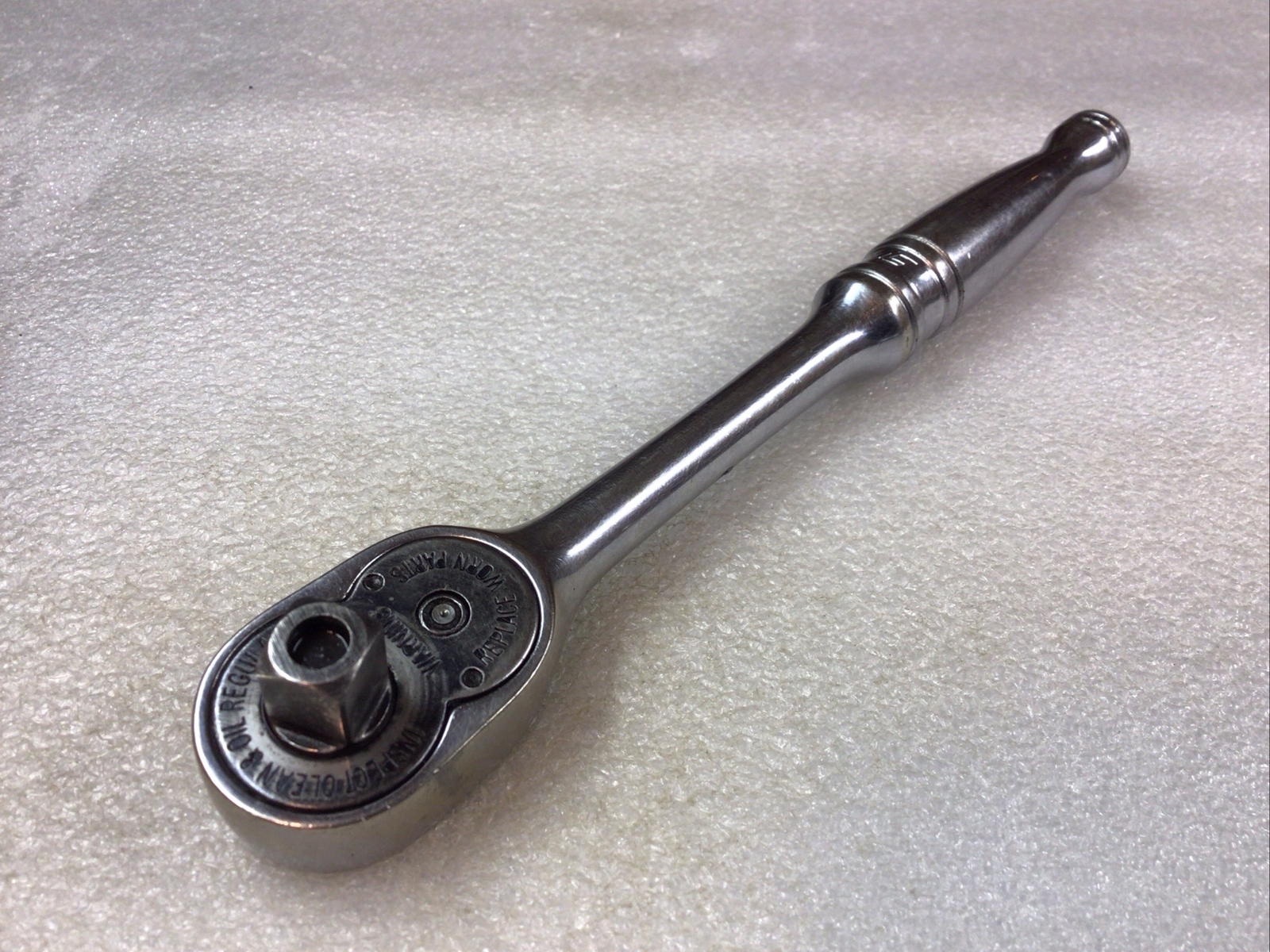 SNAP-ON-#F723A – Chrome, 3/8″ DR., 7-3/8″ LONG, QUICK RELEASE, RATCHET-USA-