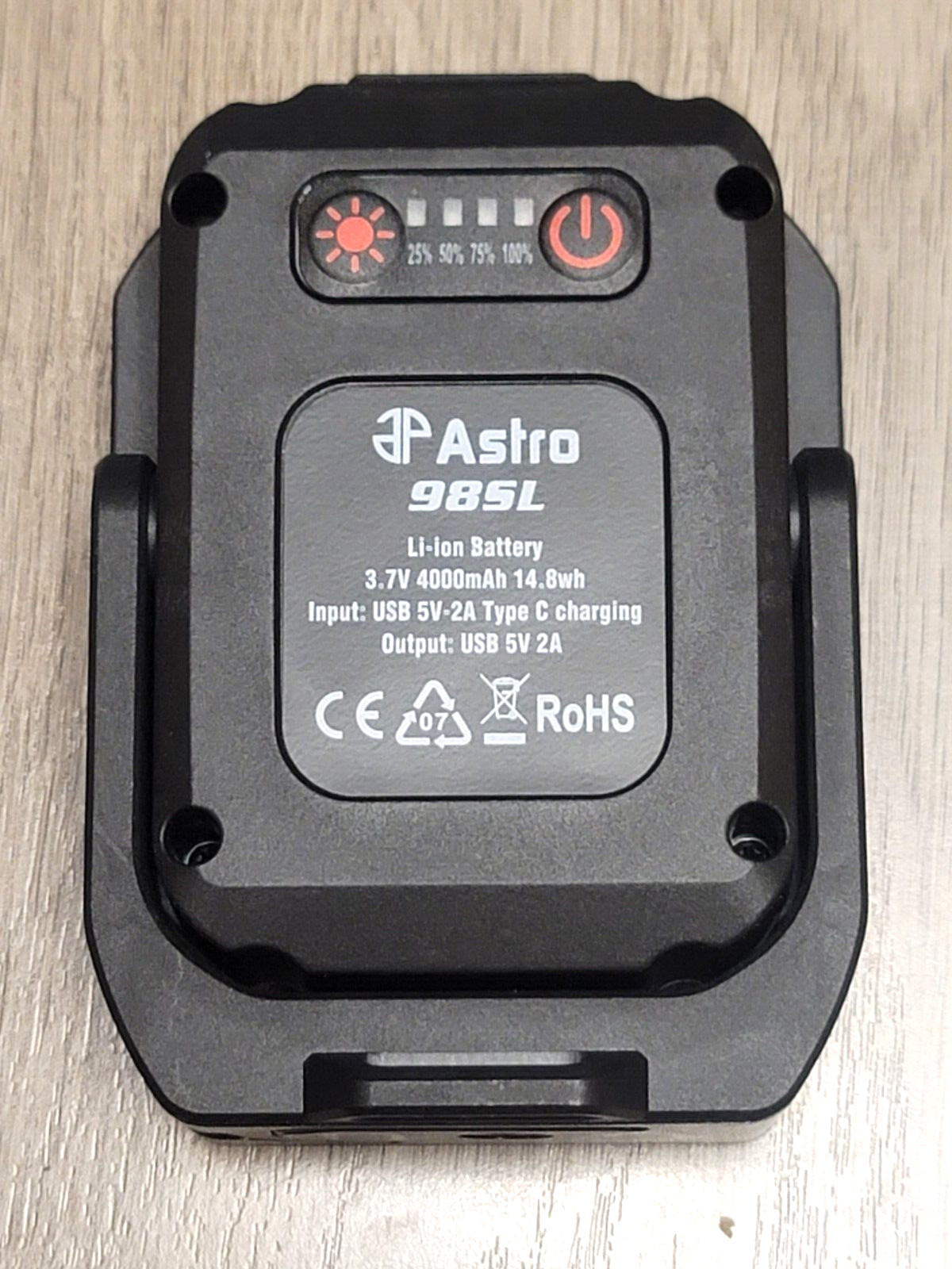 Astro Rechargeable Dual Beam Compact Work Light w/ Magnetic Pivoting Base #98SL