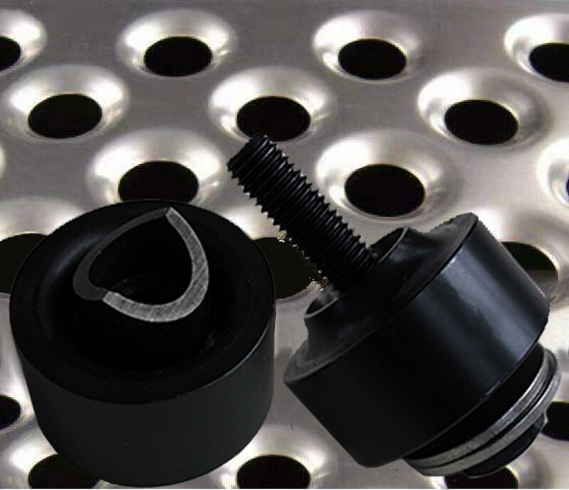 1-1/4″ Hole Punch & Flare Tool Dimple Plate Dies in Black