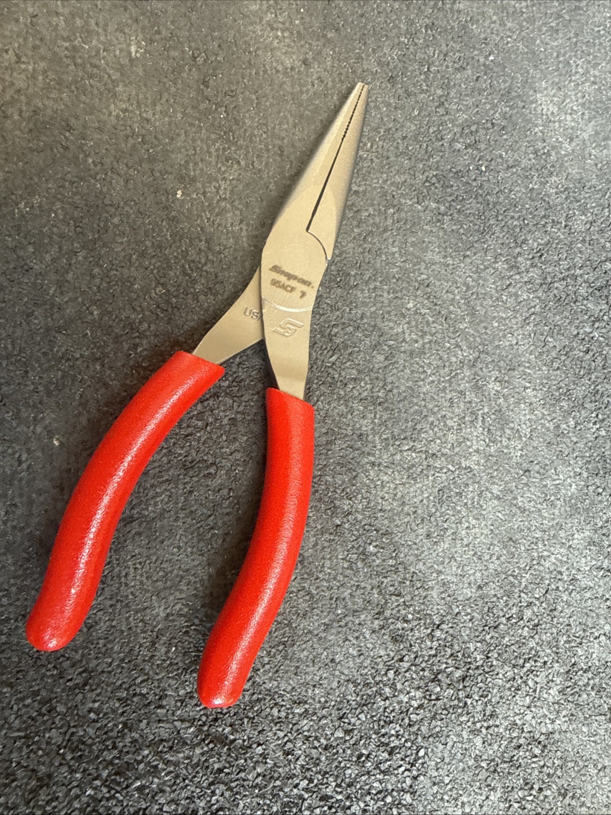 For Snap-On Tools USA NEW RED Soft Grip 6″ Talon Grip Needle Nose Pliers 95ACF