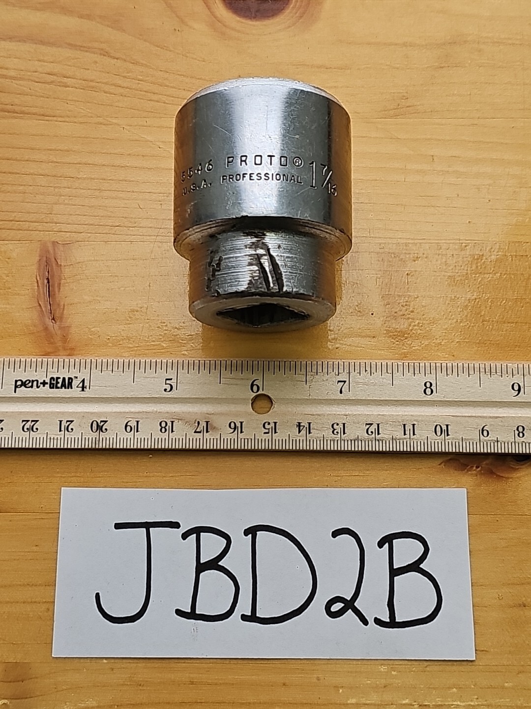 Proto Tools Professional Chrome Socket 5546 1-7/16” 3/4″ Drive 12 Point USA