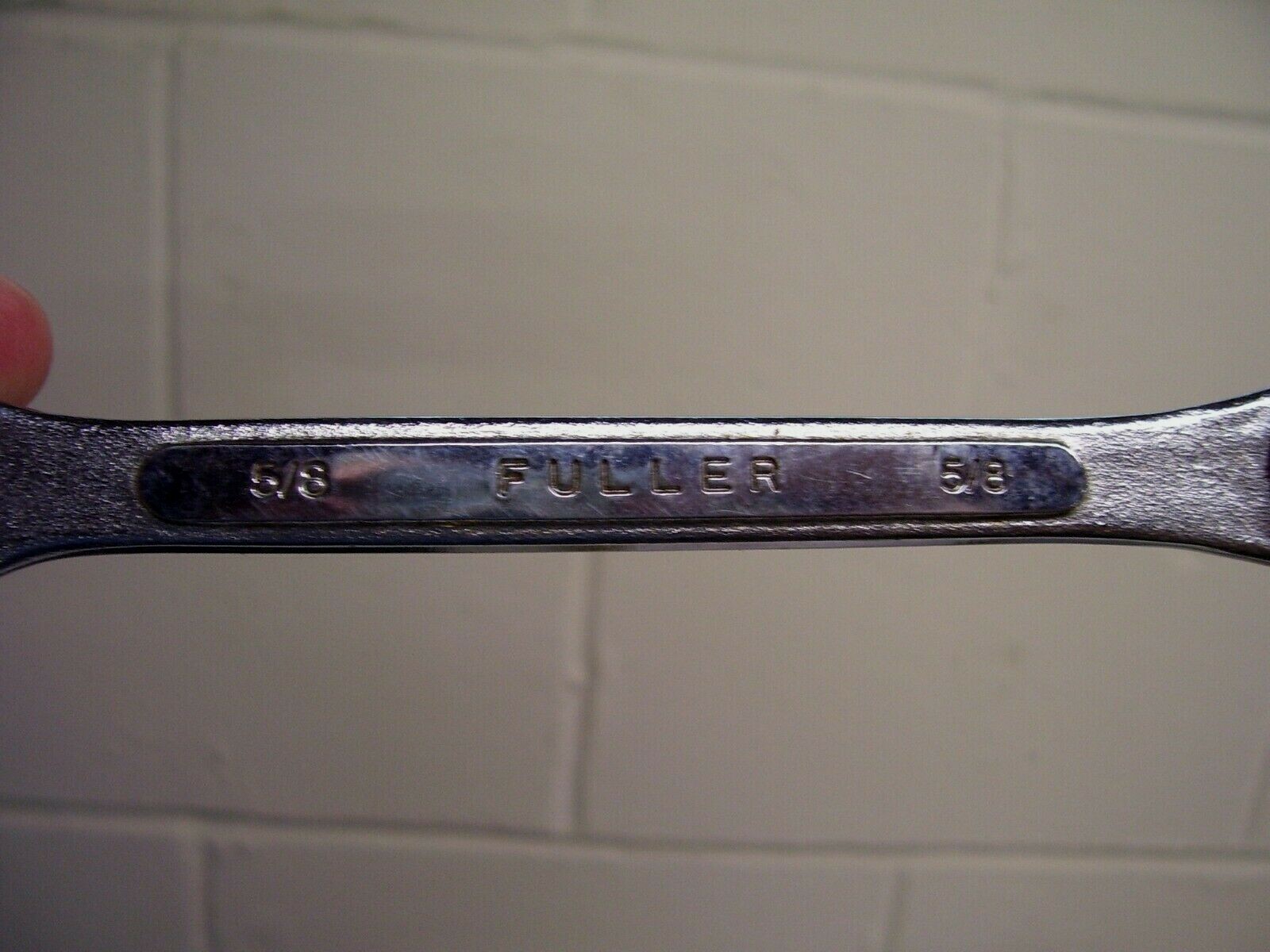 LOT OF 5 FULLER SAE COMBINATION WRENCHES CHROME FORGED ALLOY, 3/8-5/8