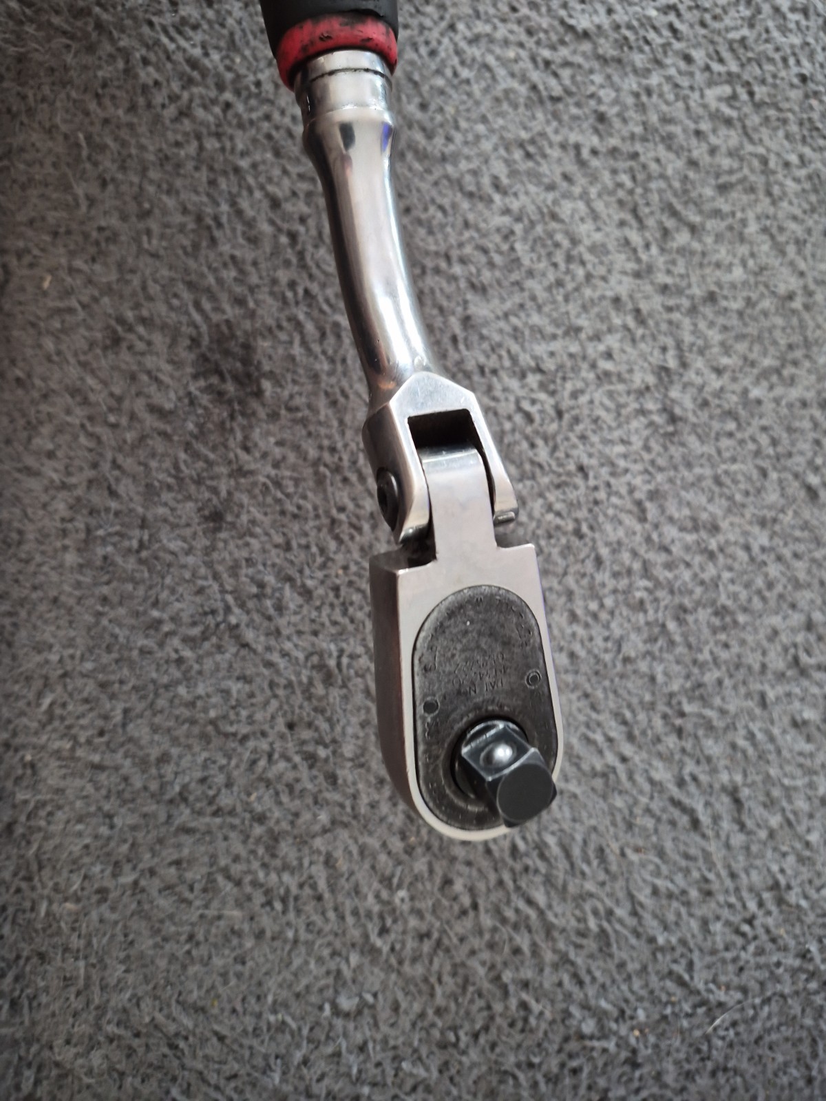 SNAP-ON 3/8″ DRIVE SOFT GRIP FRONT BENT FLEX HEAD RATCHET FHOF936 USA