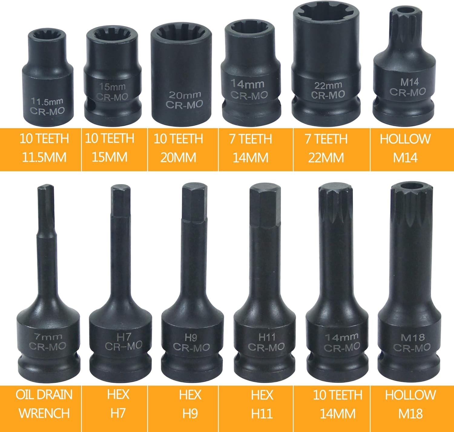 Brake Caliper Socket Tool Wrench & Bits Set for Audi/VW/Porsche/Benz/Ford/BMW