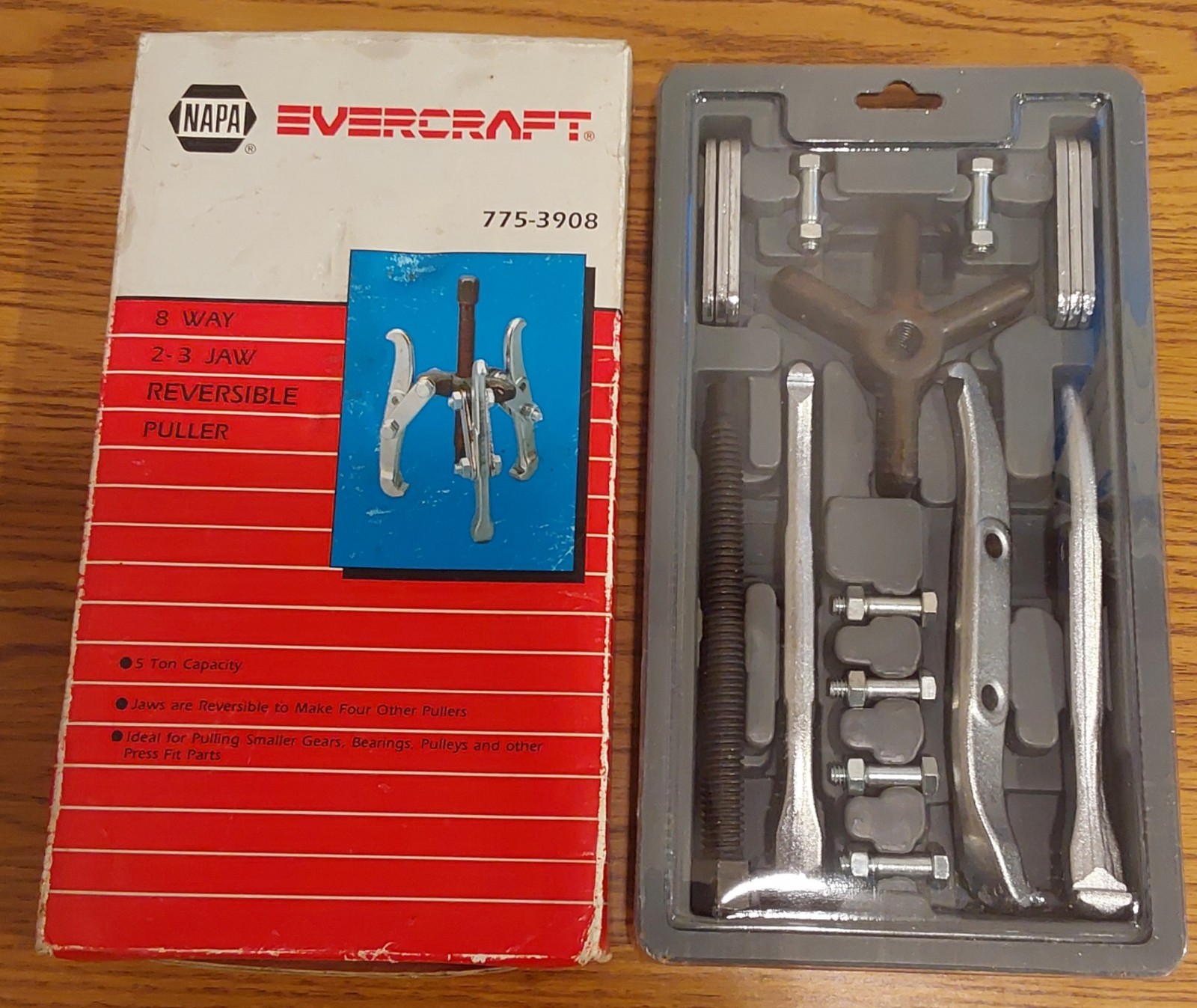 NAPA Evercraft 2-3 Jaw Reversible Puller Jaw Puller